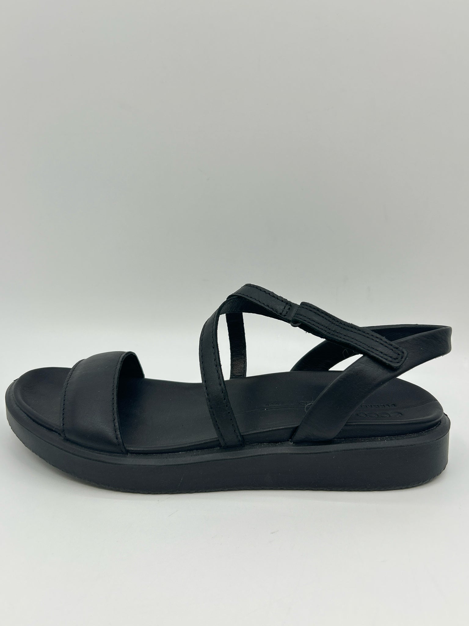 ECCO Size 37/6 Black Women Sandal
