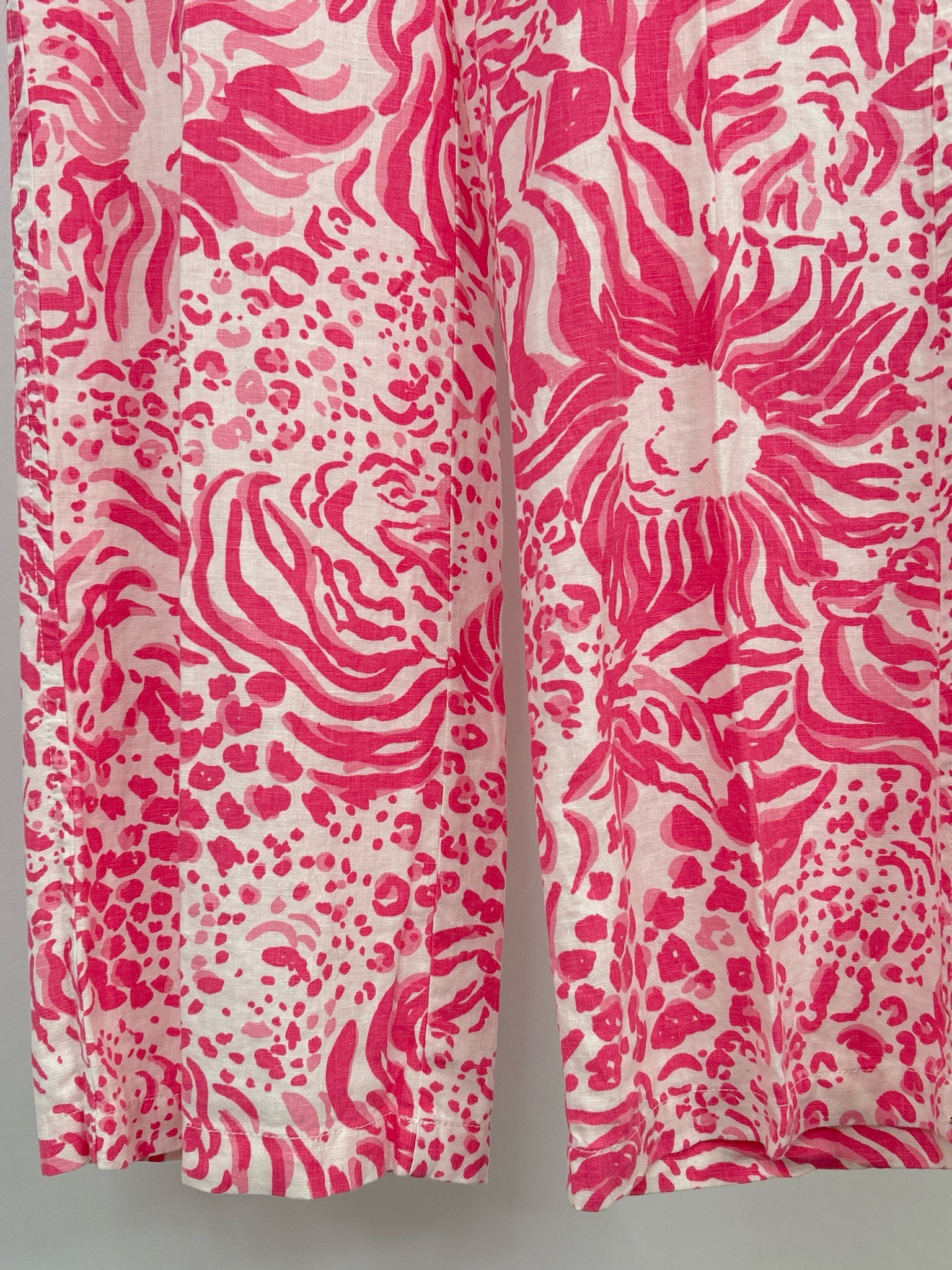 LILLY PULITZER Size XL Pink & White Women Pants