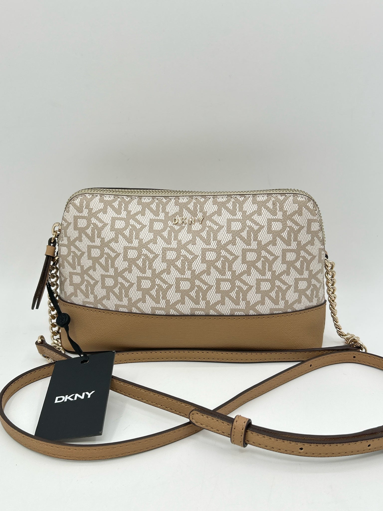 DKNY WHITE AND BEIGE Women Purse