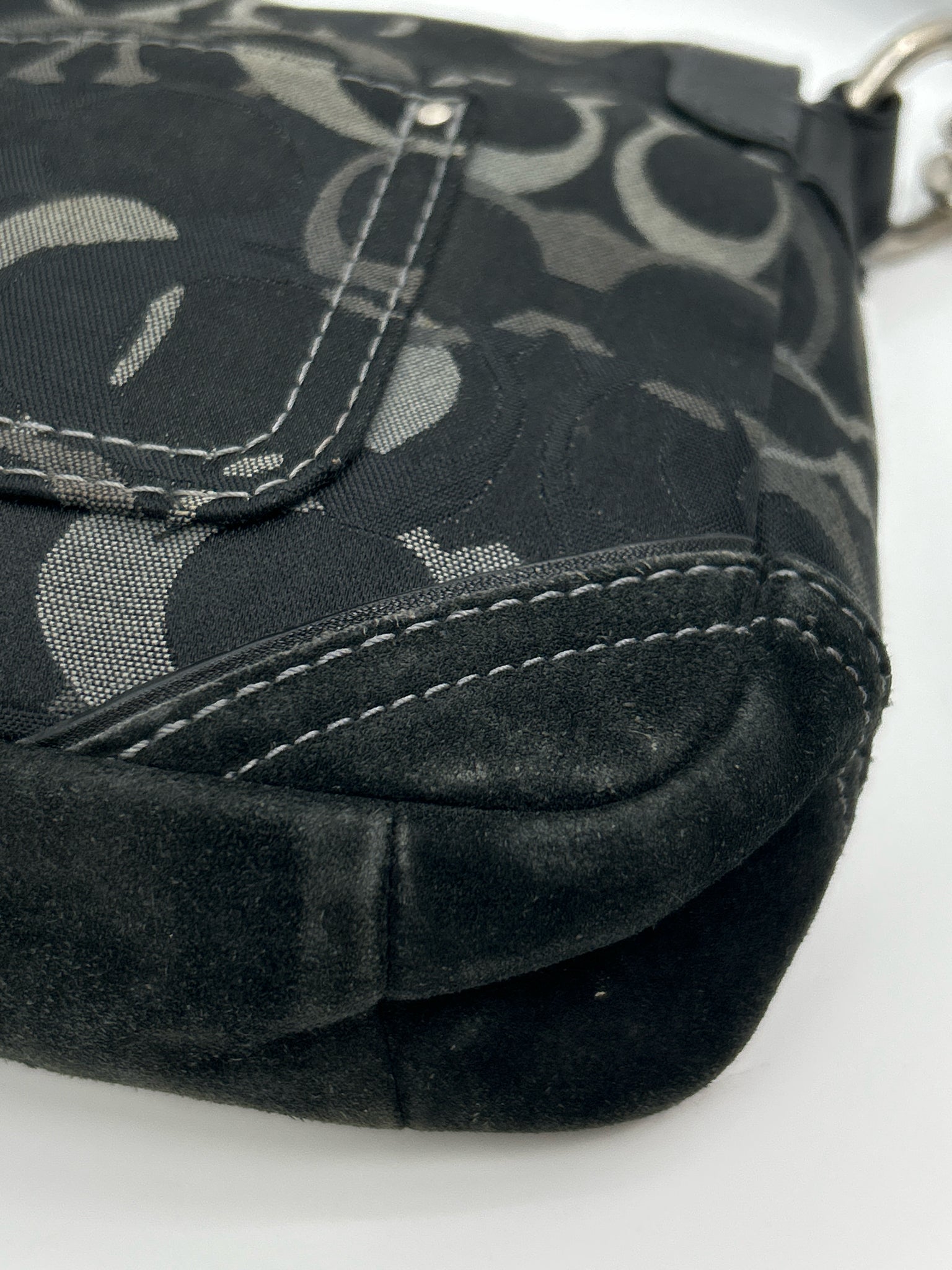 COACH Black Print Women Purse