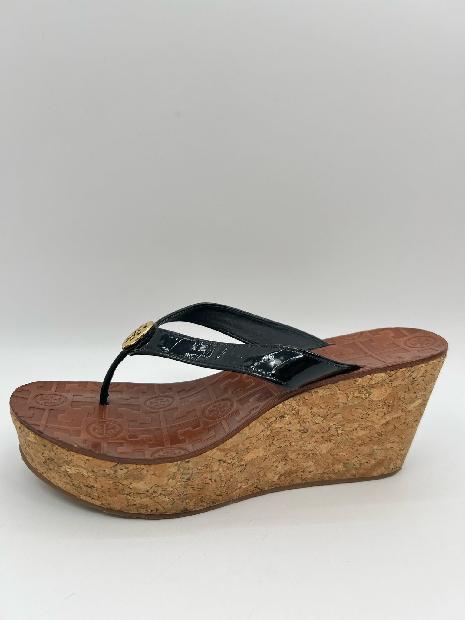 TORY BURCH Size 7M Black Women Sandal