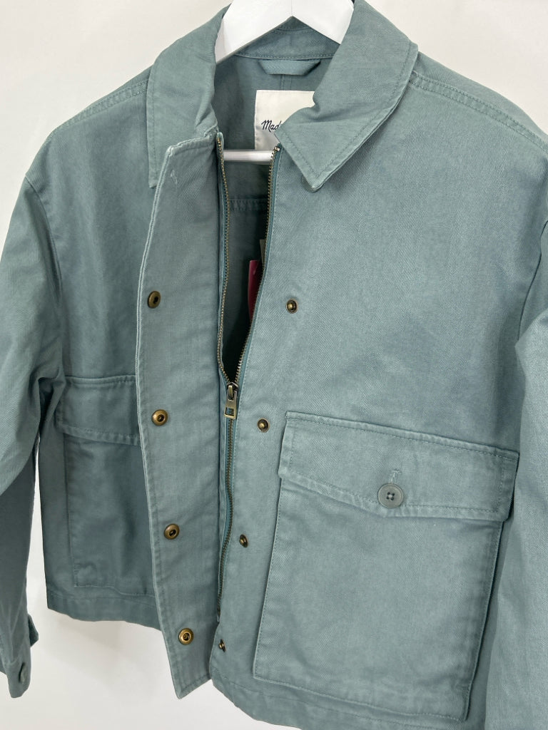 MADEWELL Women Size S Seafoam Green Jacket NWT