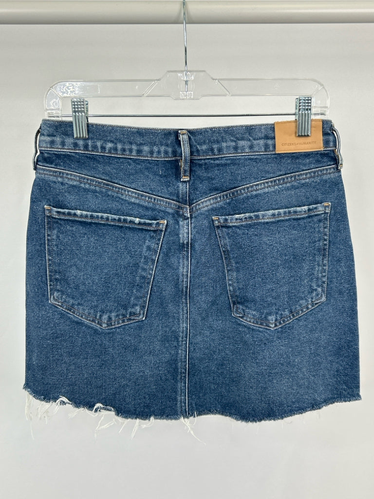 CITIZENS OF HUMANITY Size 26/2 BLUE DENIM Skirt