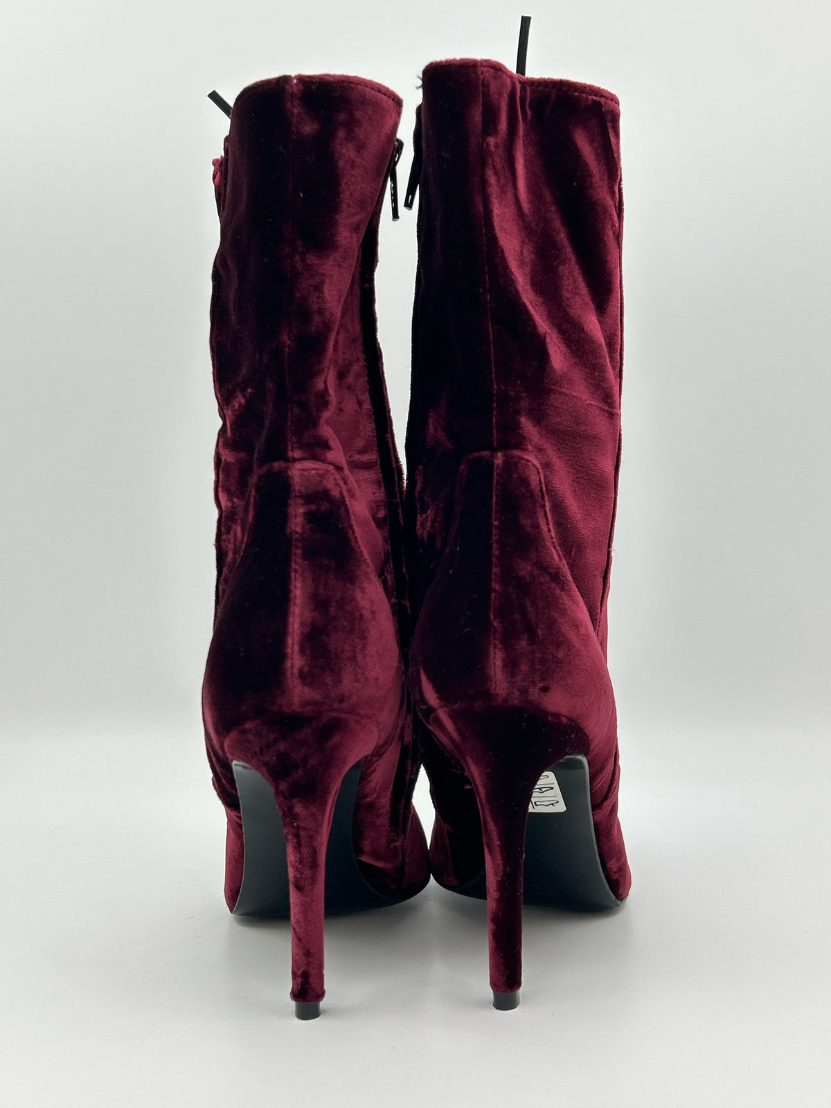 CHARLES DAVID Size 37/7 Burgundy Women Boots