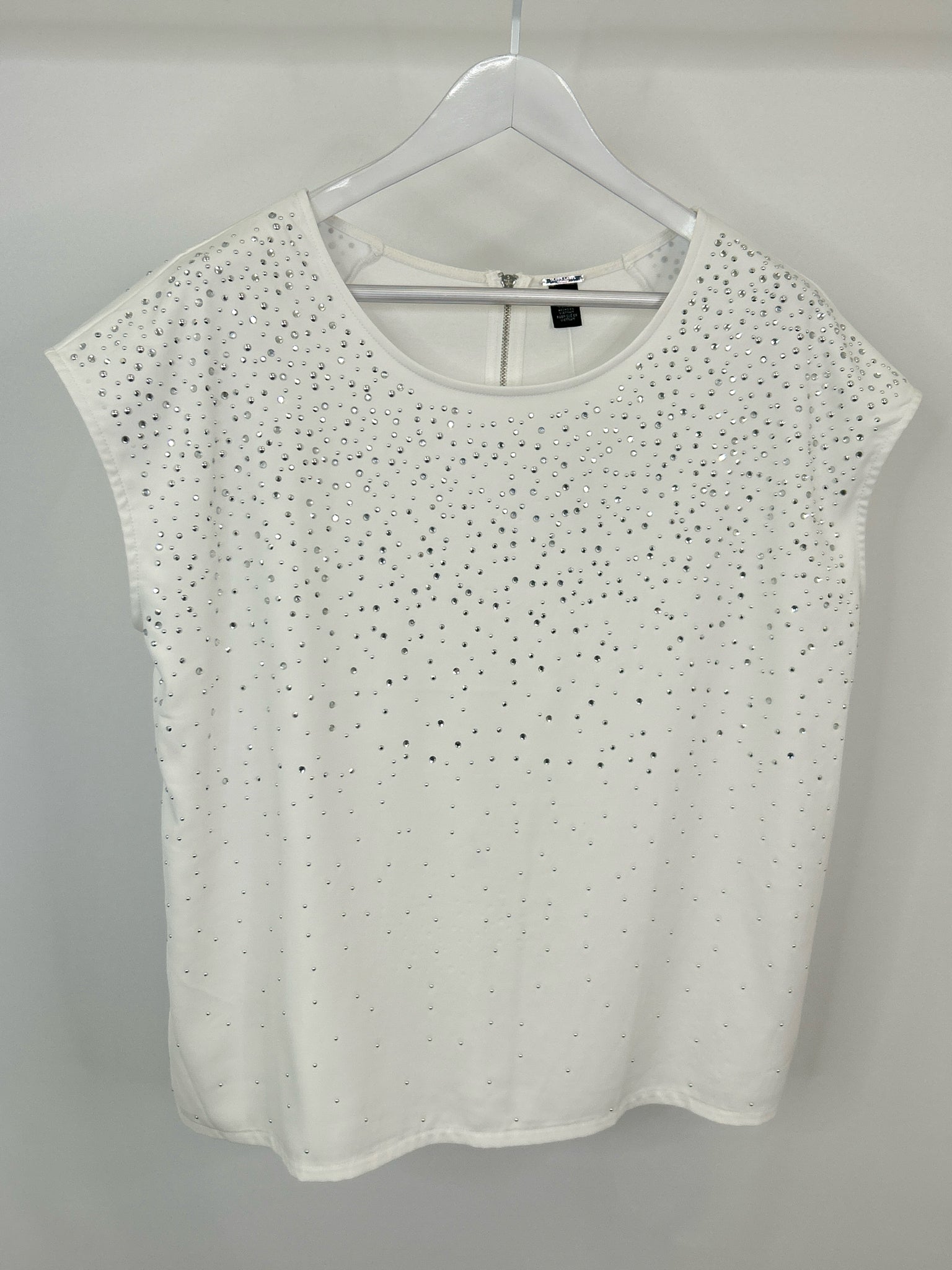 CHICO'S Size 16 White Women Top