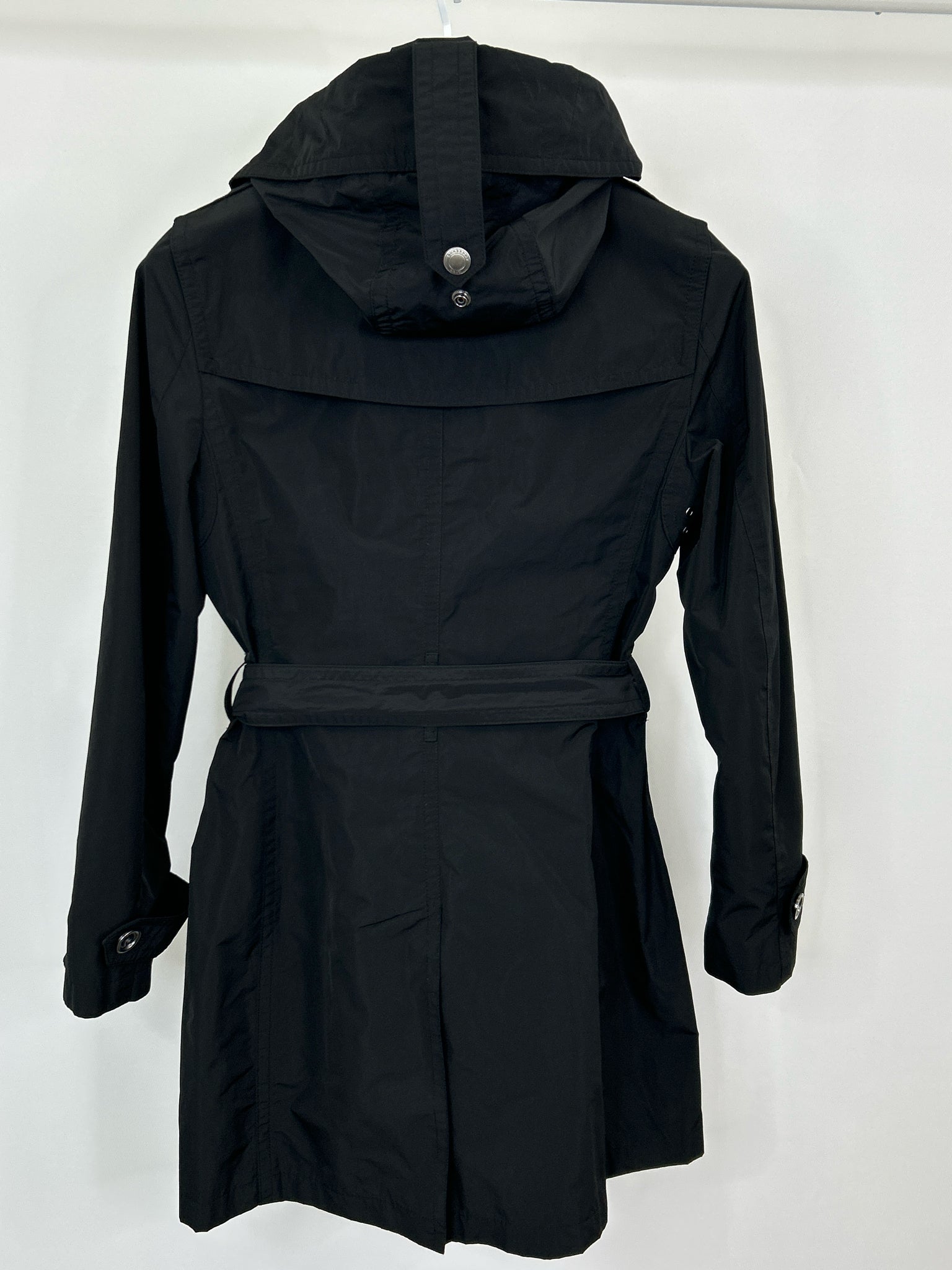 BURBERRY BRIT Size 6 Black Women Trench Coat