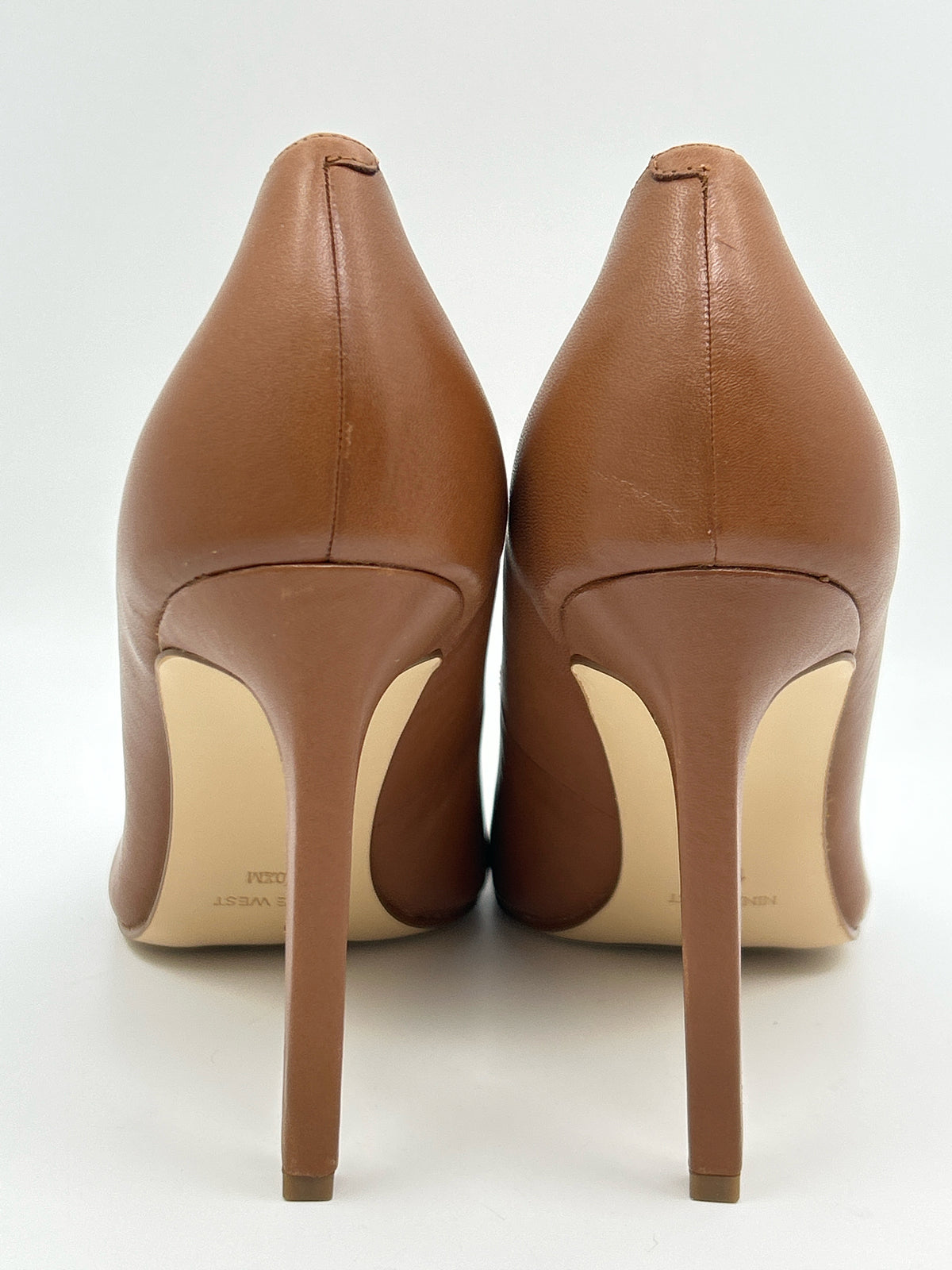 NINE WEST Size 10.5 Brown Women Pumps
