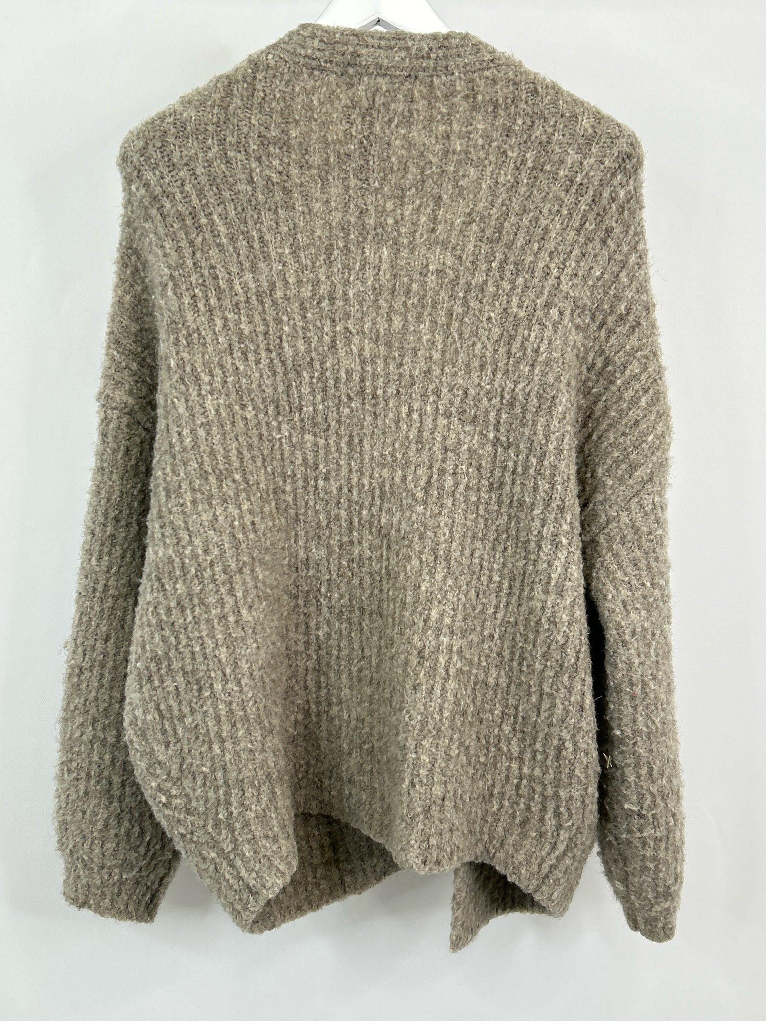 NEUFLORA Size M Beige Women Cardigan