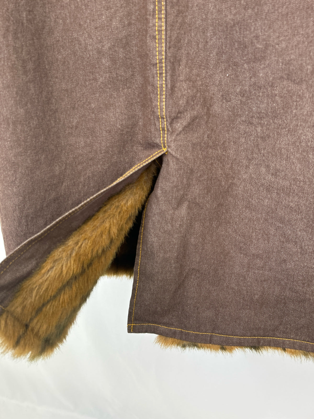 DENIM & CO Size XL brown denim Women Coat