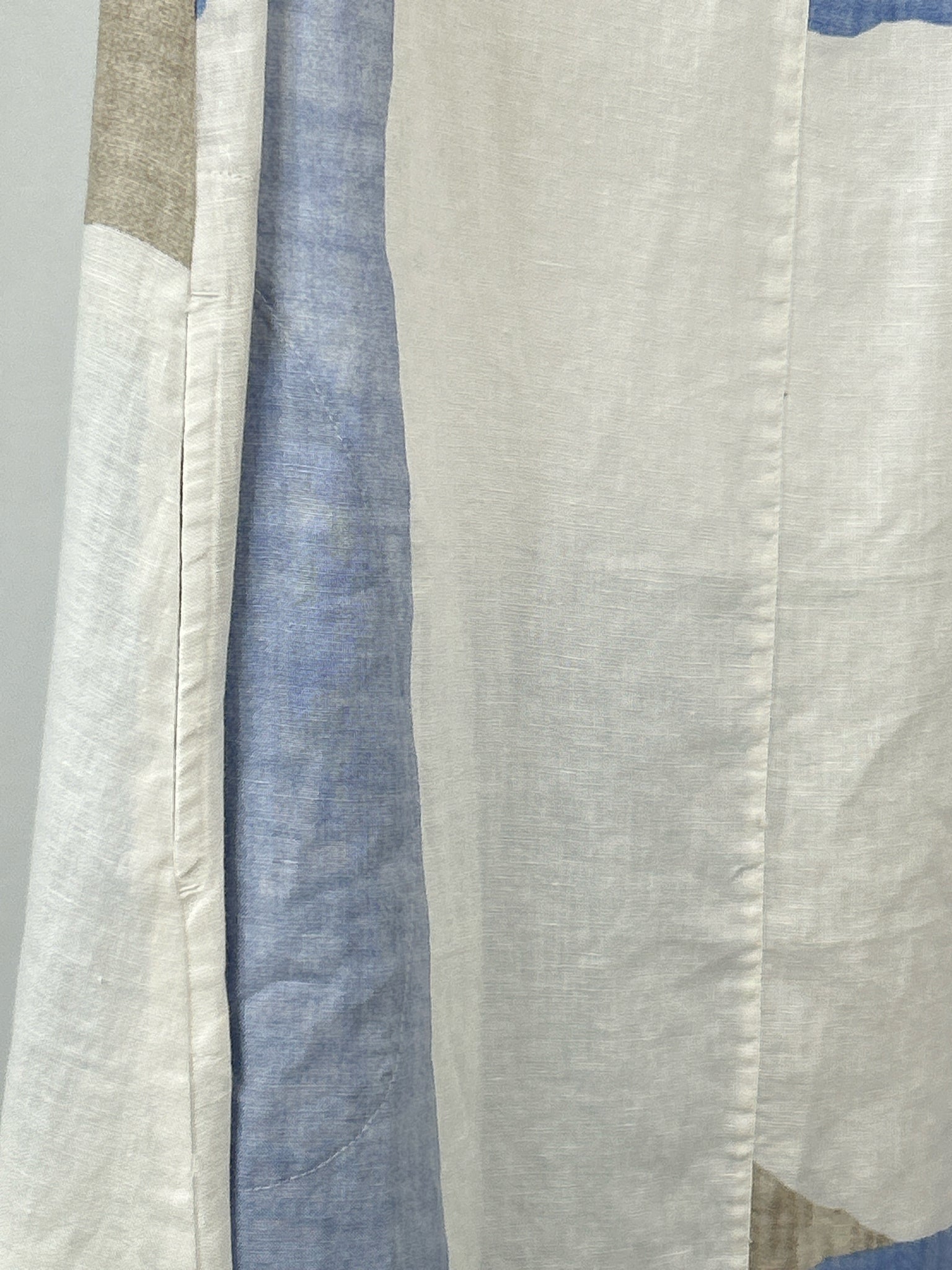 OLIVIA BY HABITAT CLOTHES Size S WHITE AND BLUE Women Dress