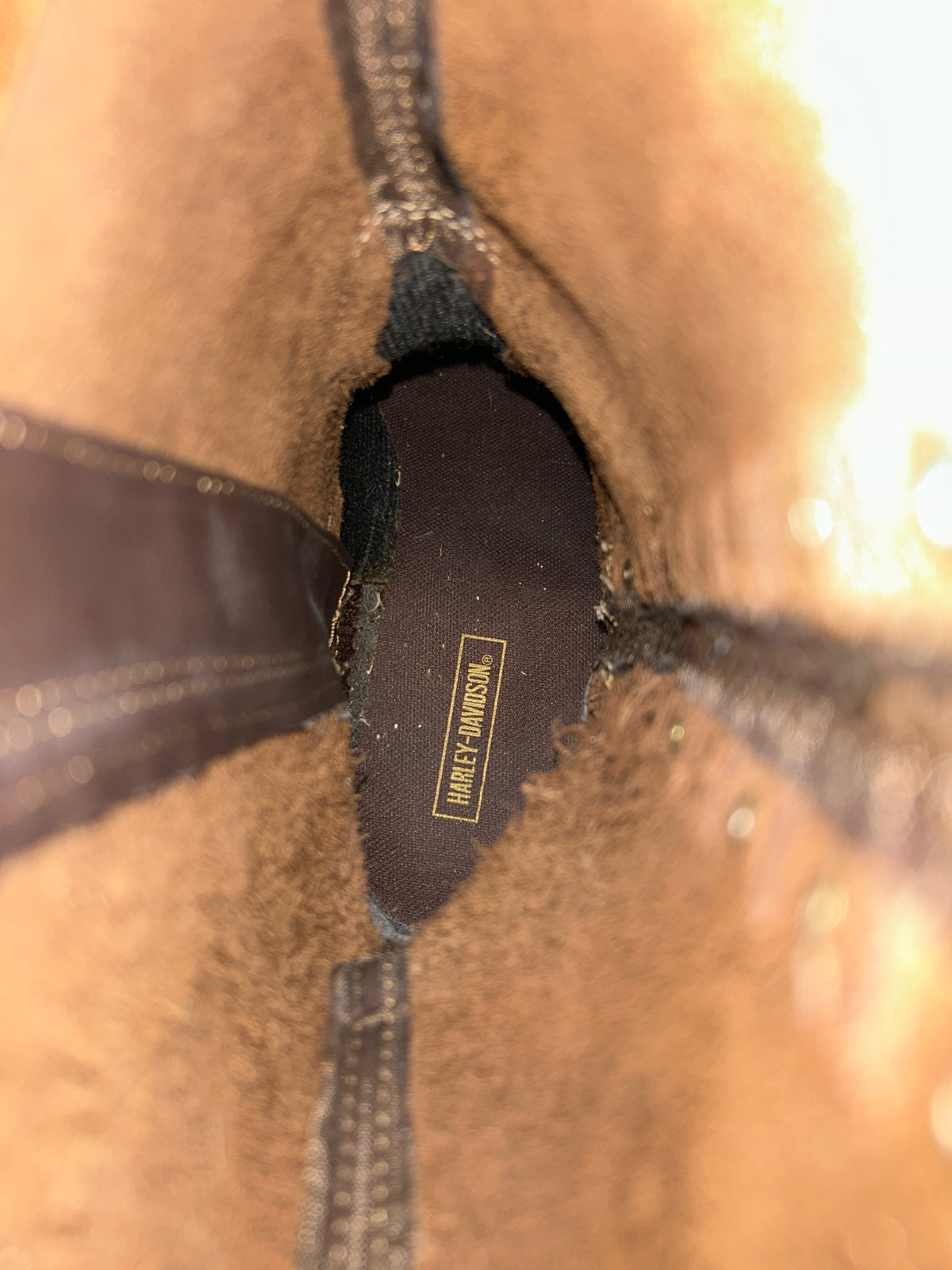 HARLEY DAVIDSON Size 9.5 Brown Women Boots