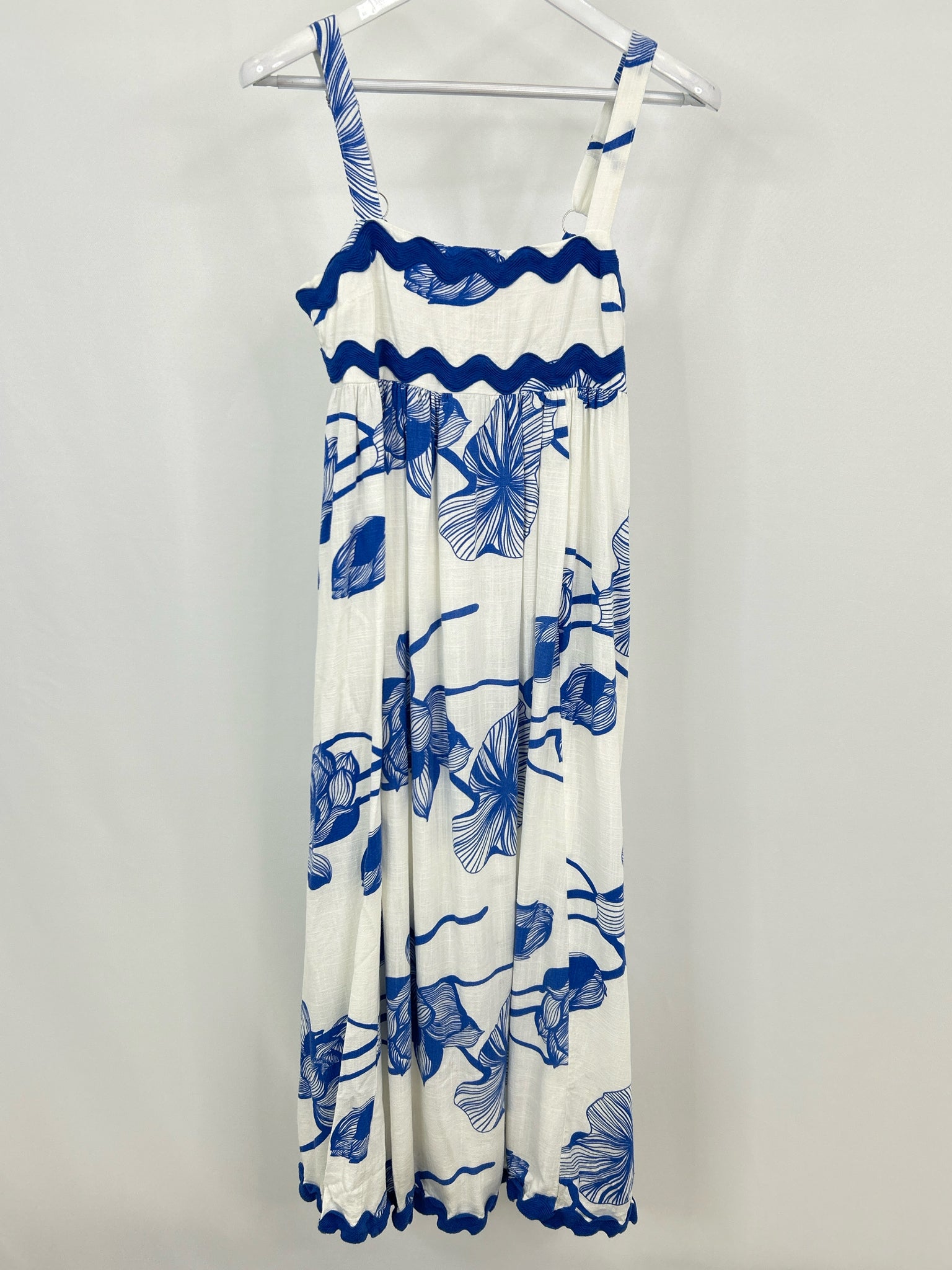 White Closet Size S WHITE AND BLUE Women Dress