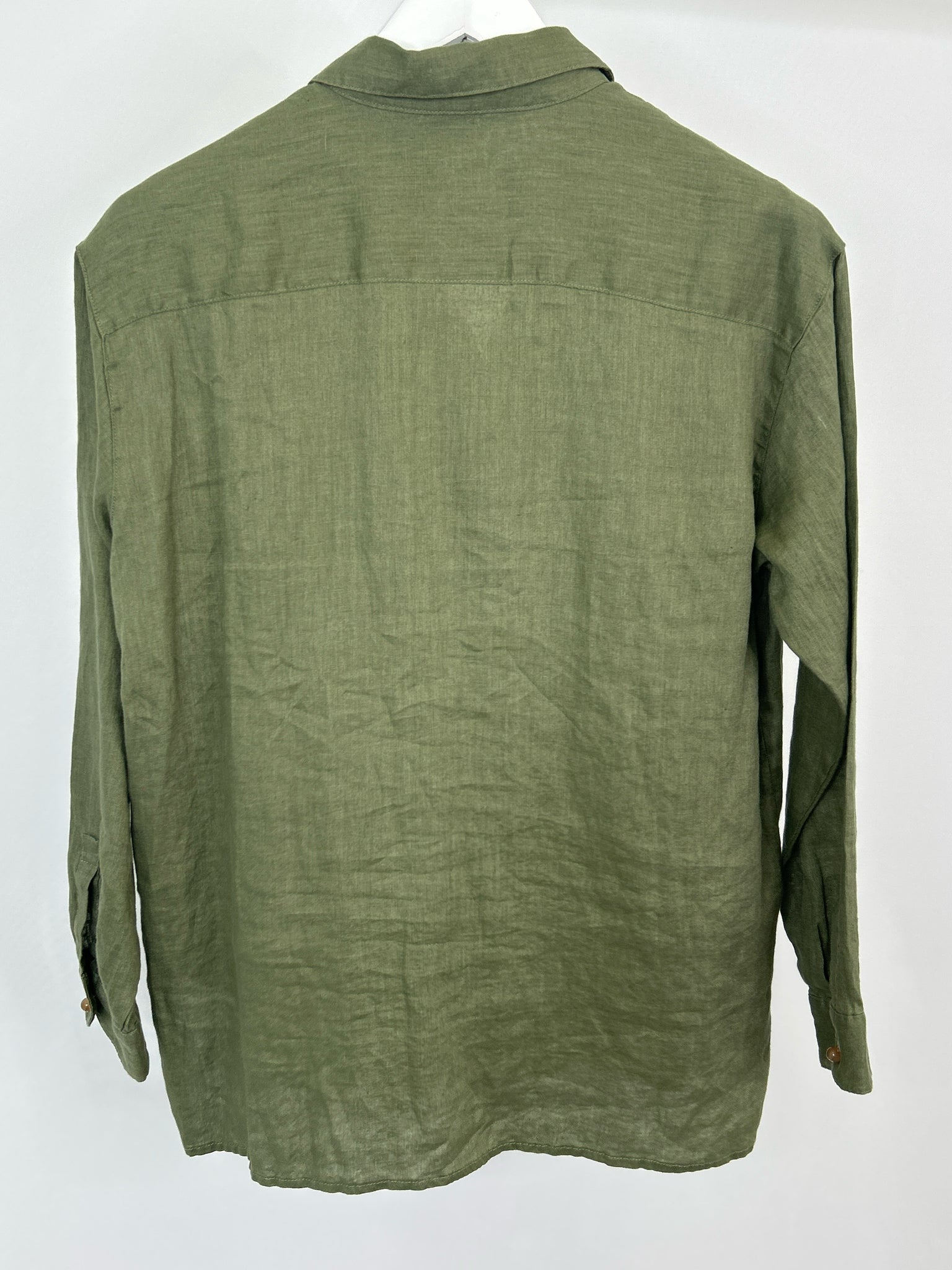 MAGASCHONI Size S OLIVE GREEN Women Blouse