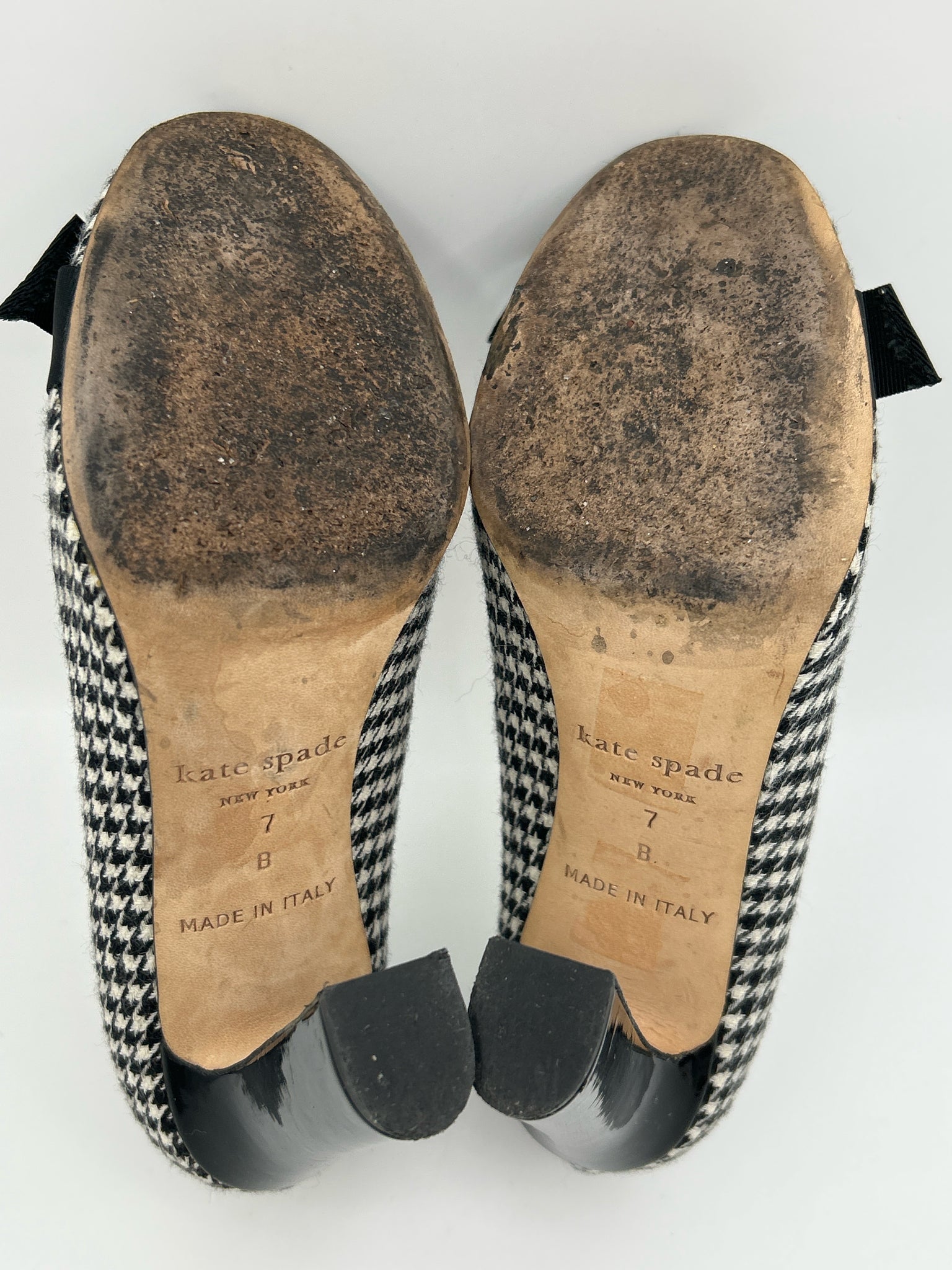 KATE SPADE Size 7B Black and White Women Pumps