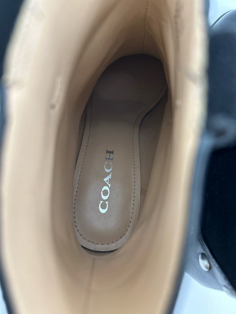 COACH Size 9.5B Black Women's Booties