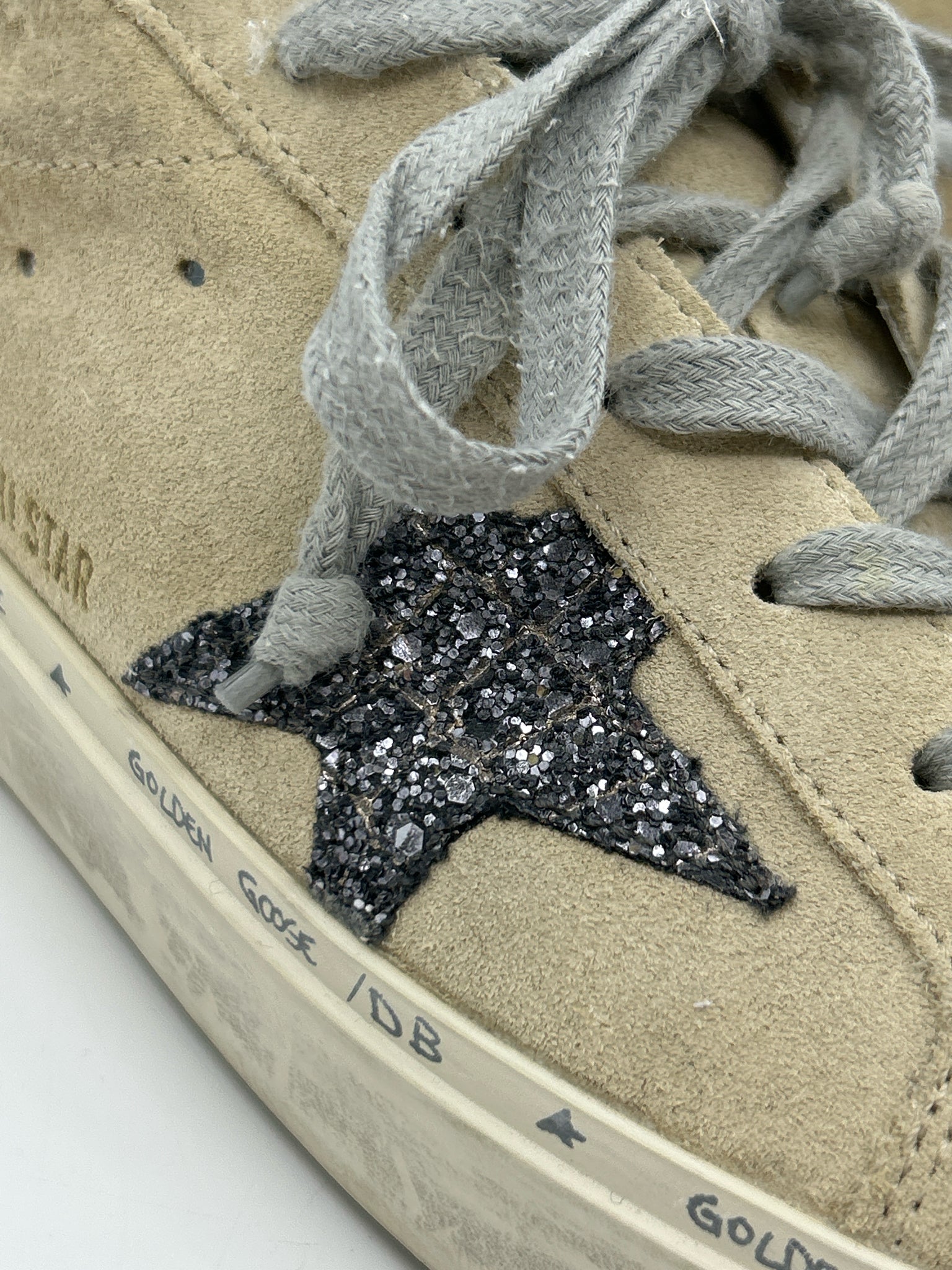 GOLDEN GOOSE Size 38 Beige Women Sneakers