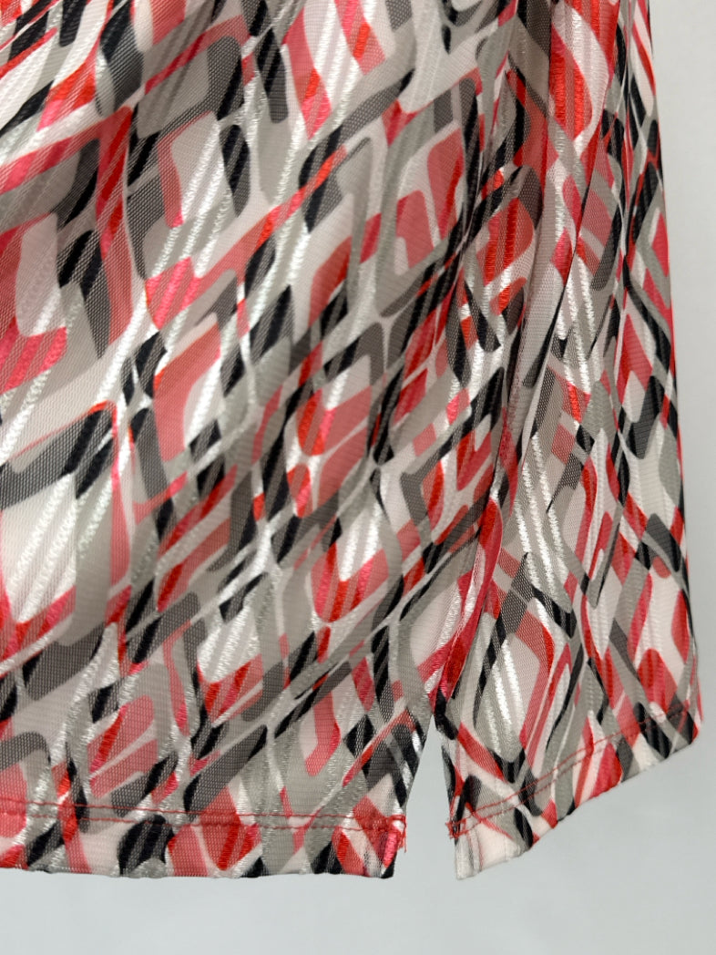 KASPER Size 1X red and white Women 2-piece Set