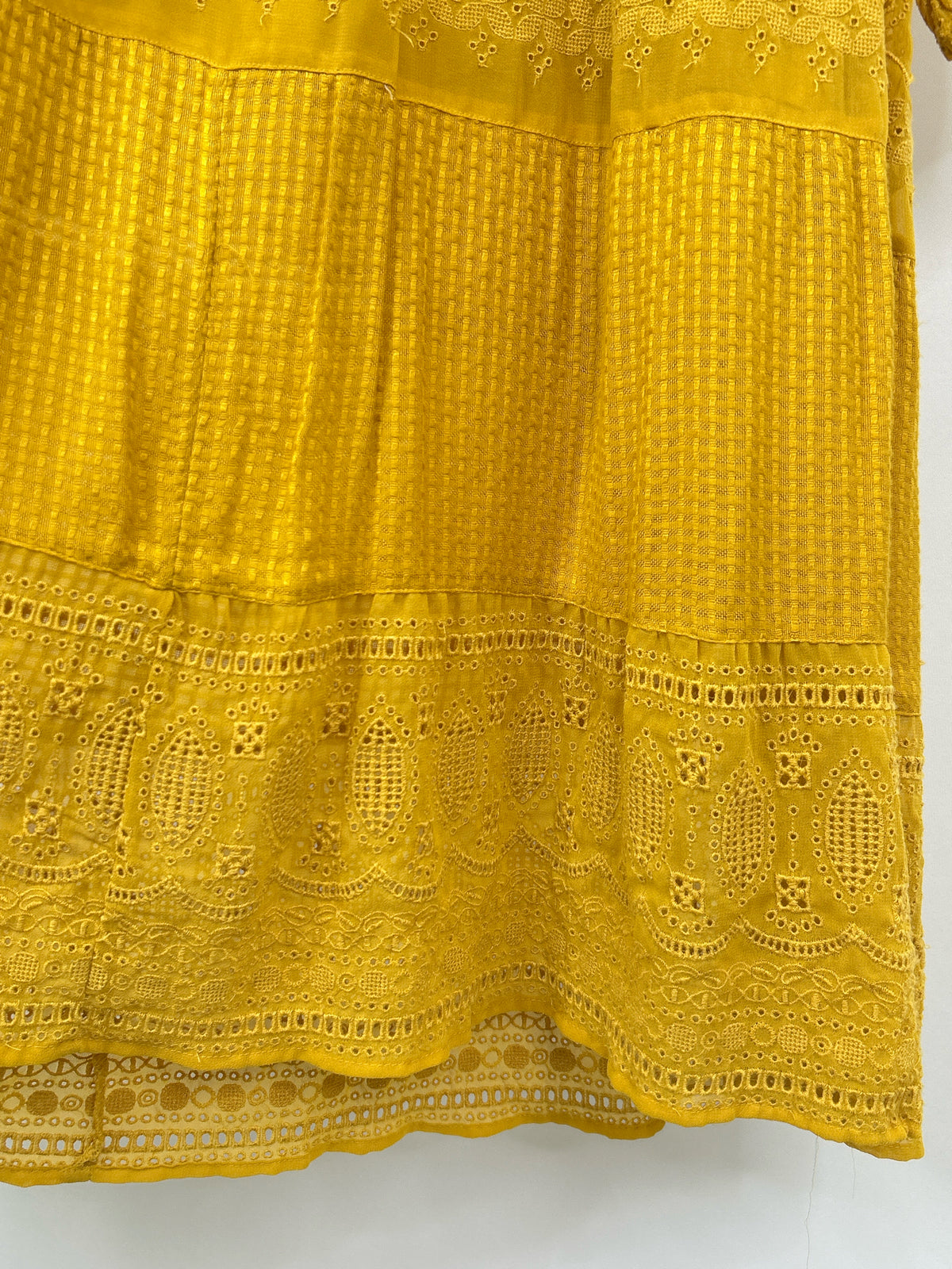 FREE PEOPLE Size XS Mustard Women Dress