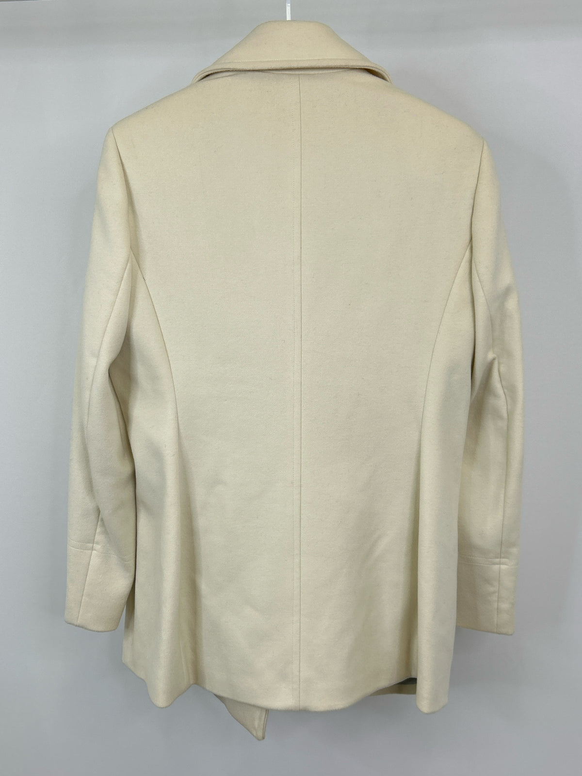 CALVIN KLEIN Size 14 Ivory Women Coat