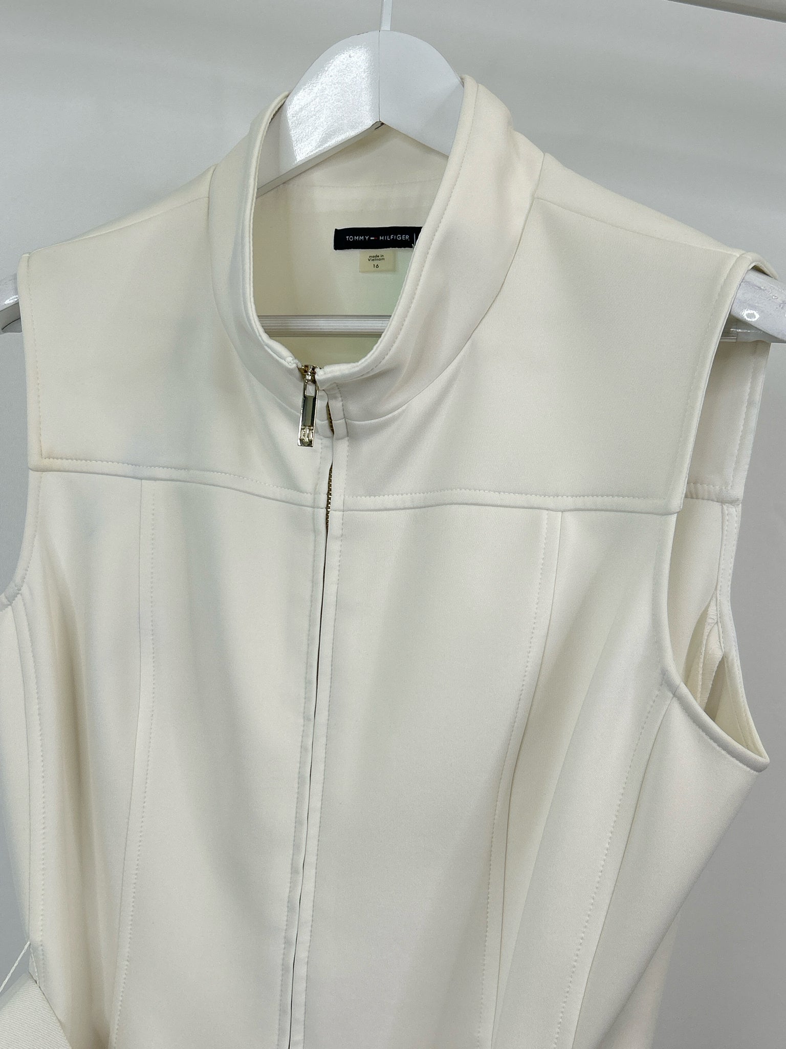 TOMMY HILFIGER Size 16 White Women Dress
