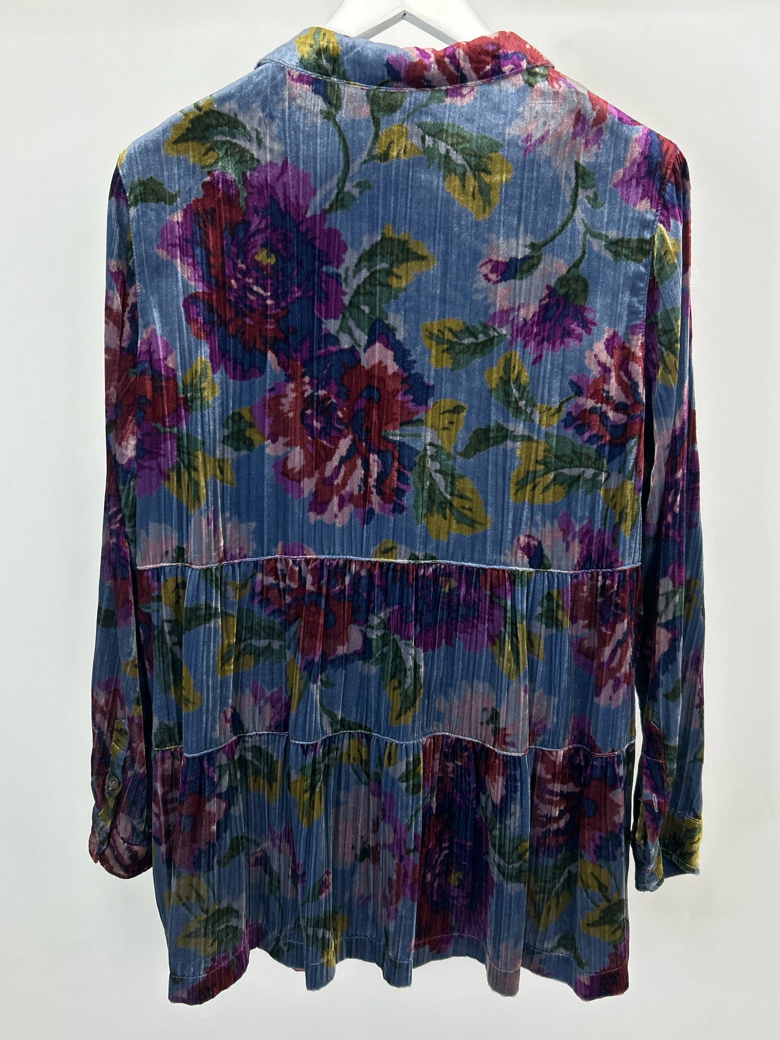 MAEVE Size M Blue floral Women Tunic
