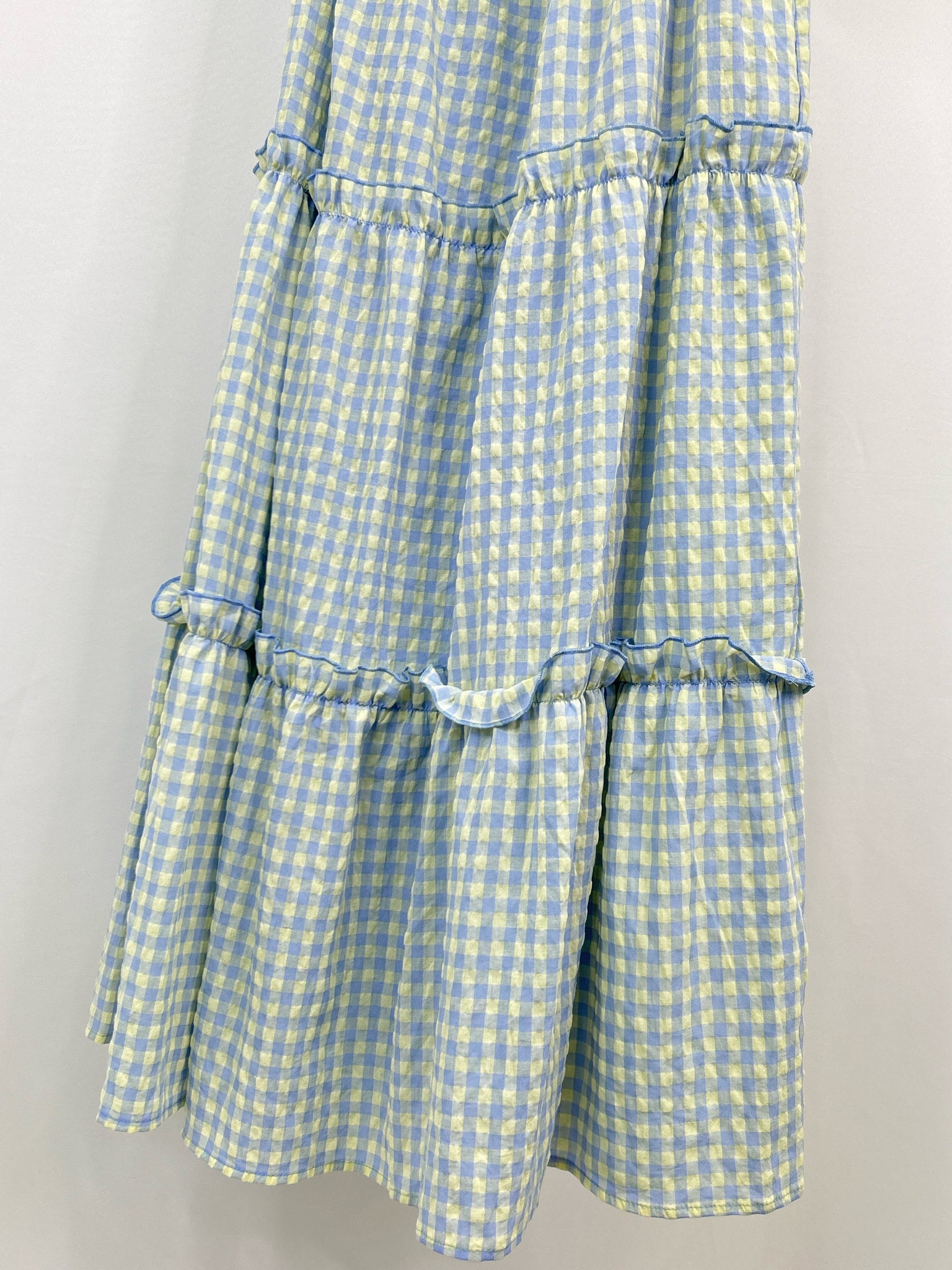 TCEC Size M blue & yellow Women Dress