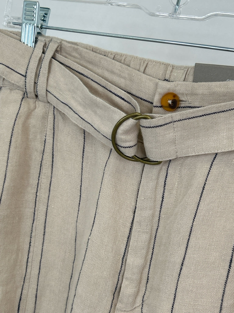 SOFT SURROUNDINGS Size XS Beige striped Women's Shorts