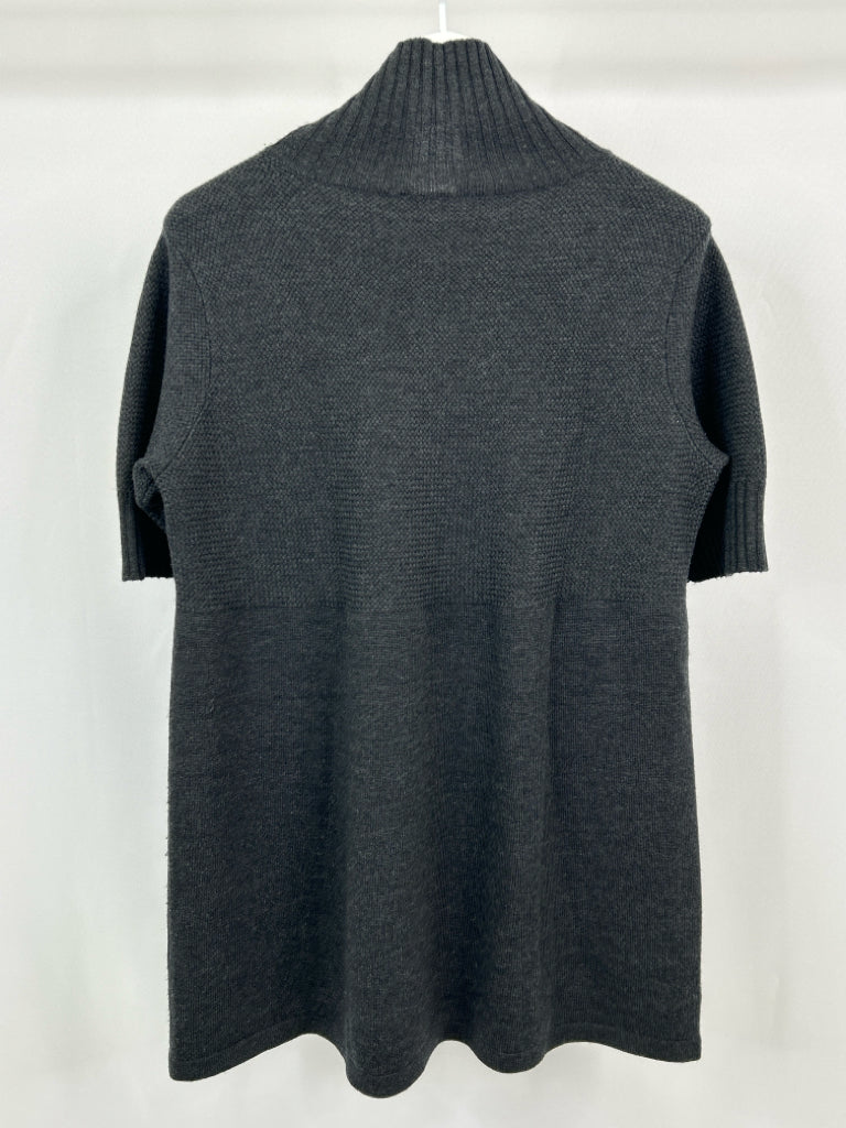 EILEEN FISHER Women Size XL Charcoal Tunic