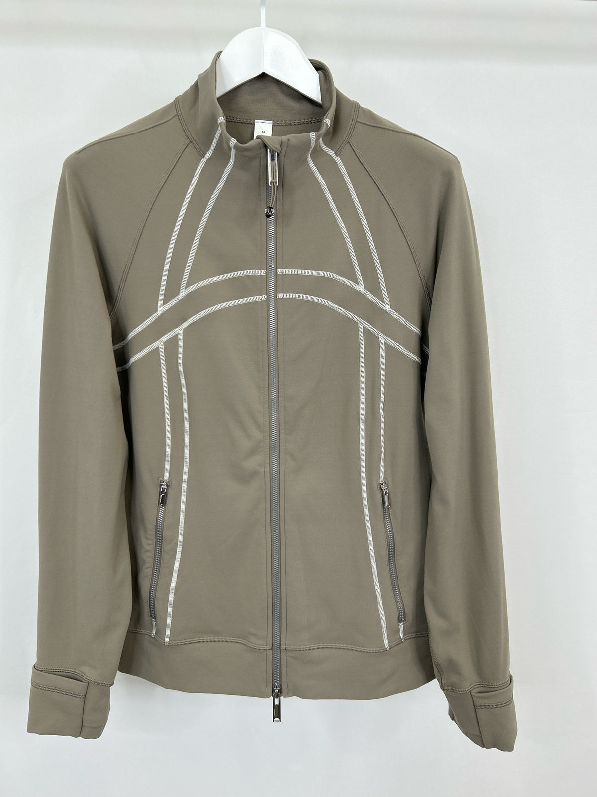 LULULEMON Size 14 Taupe Women Jacket