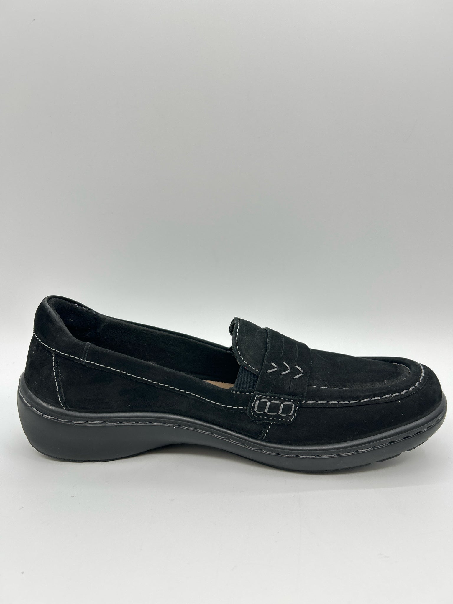 CLARKS COLLECTION Size 9W Black Women's Loafer