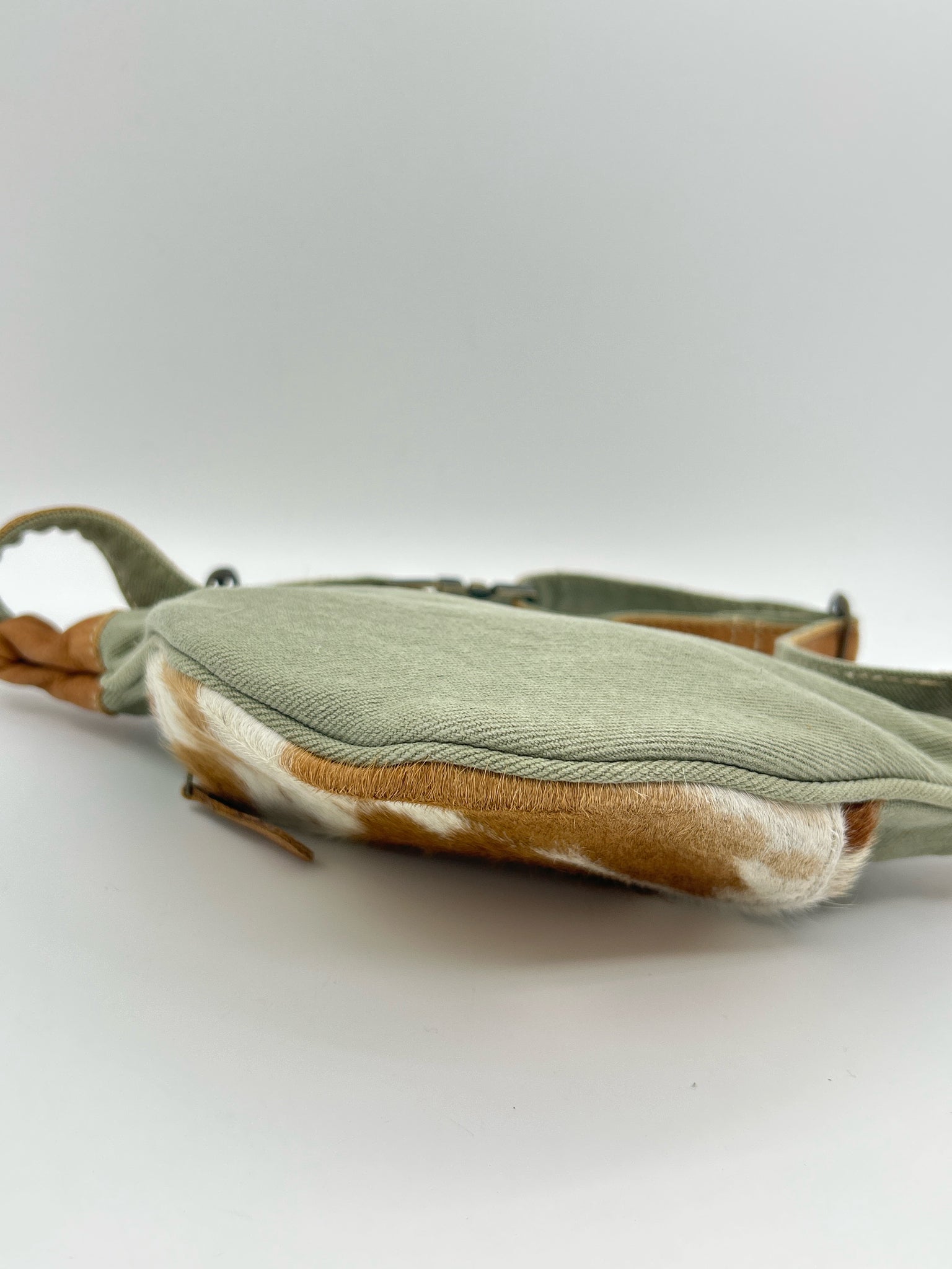 MYRA BAG Olive and Brown Women Purse