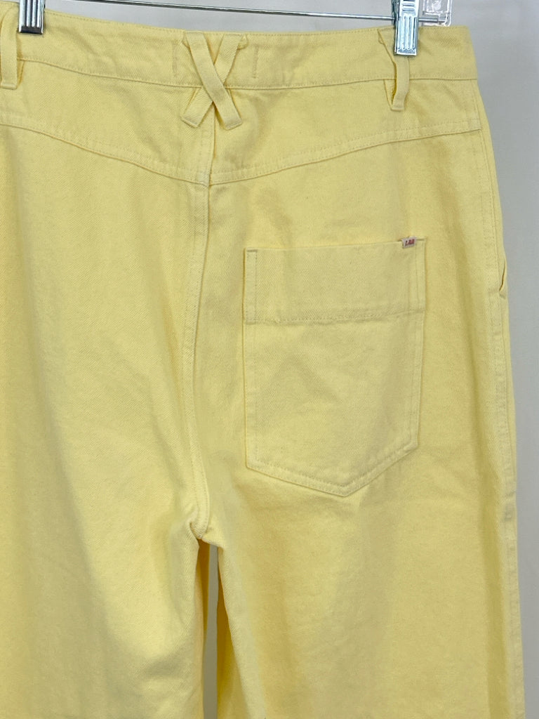 ALEX MILL Women Size 8 Yellow Denim jeans