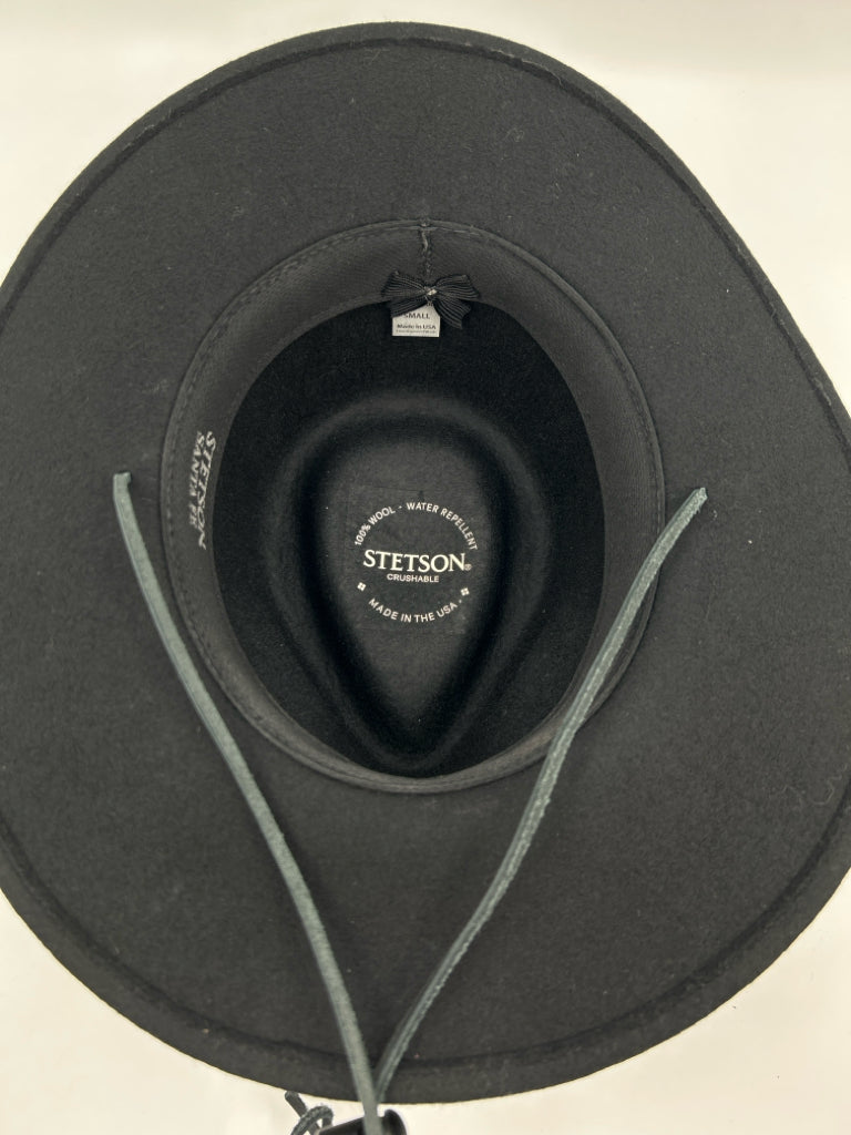 STETSON Women Size S Black Hat