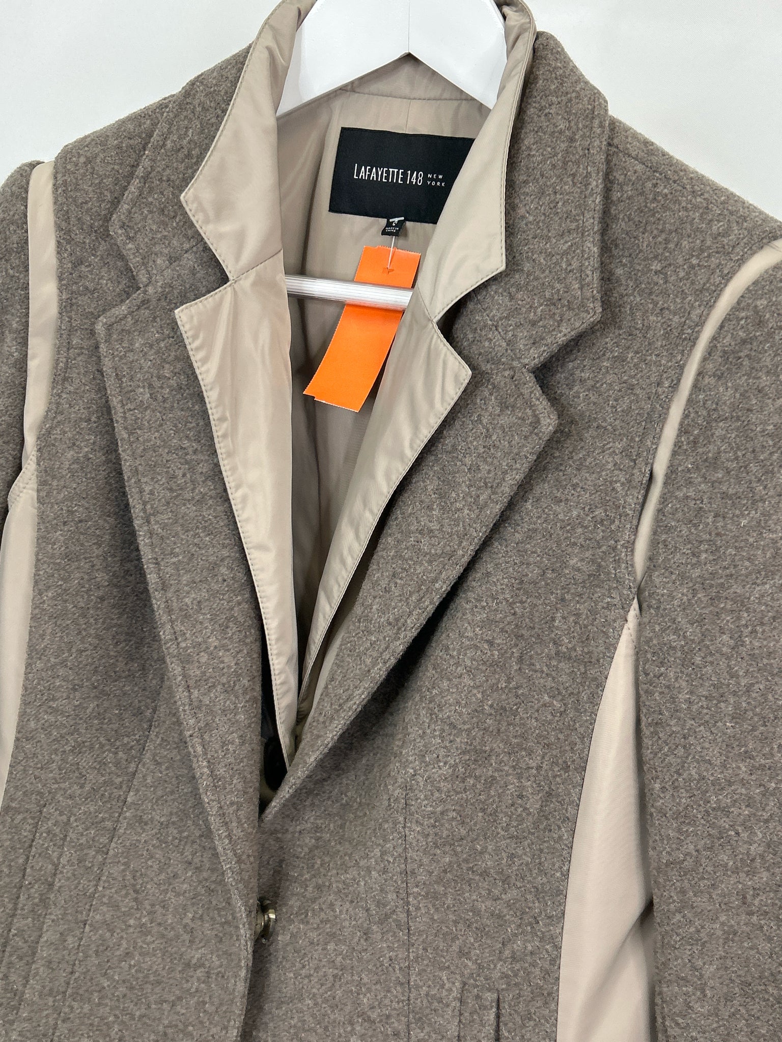 LAFAYETTE 148 Size 6 Grey Women Jacket