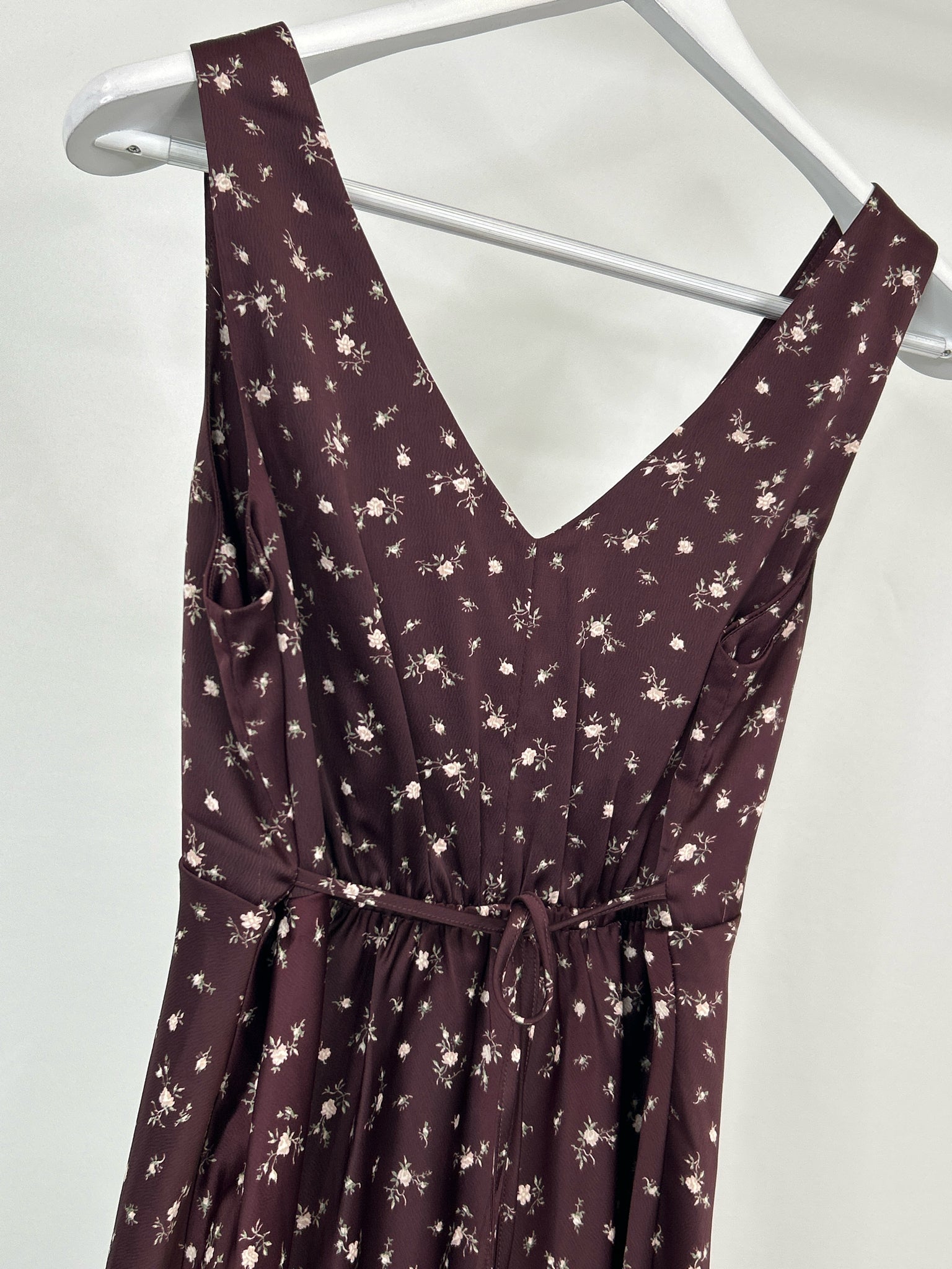 AND NOW THIS Size S Plum Print Women Dress