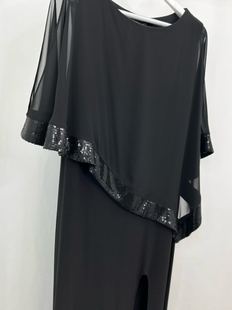 R & M RICHARDS Women Size 16 Black Dress
