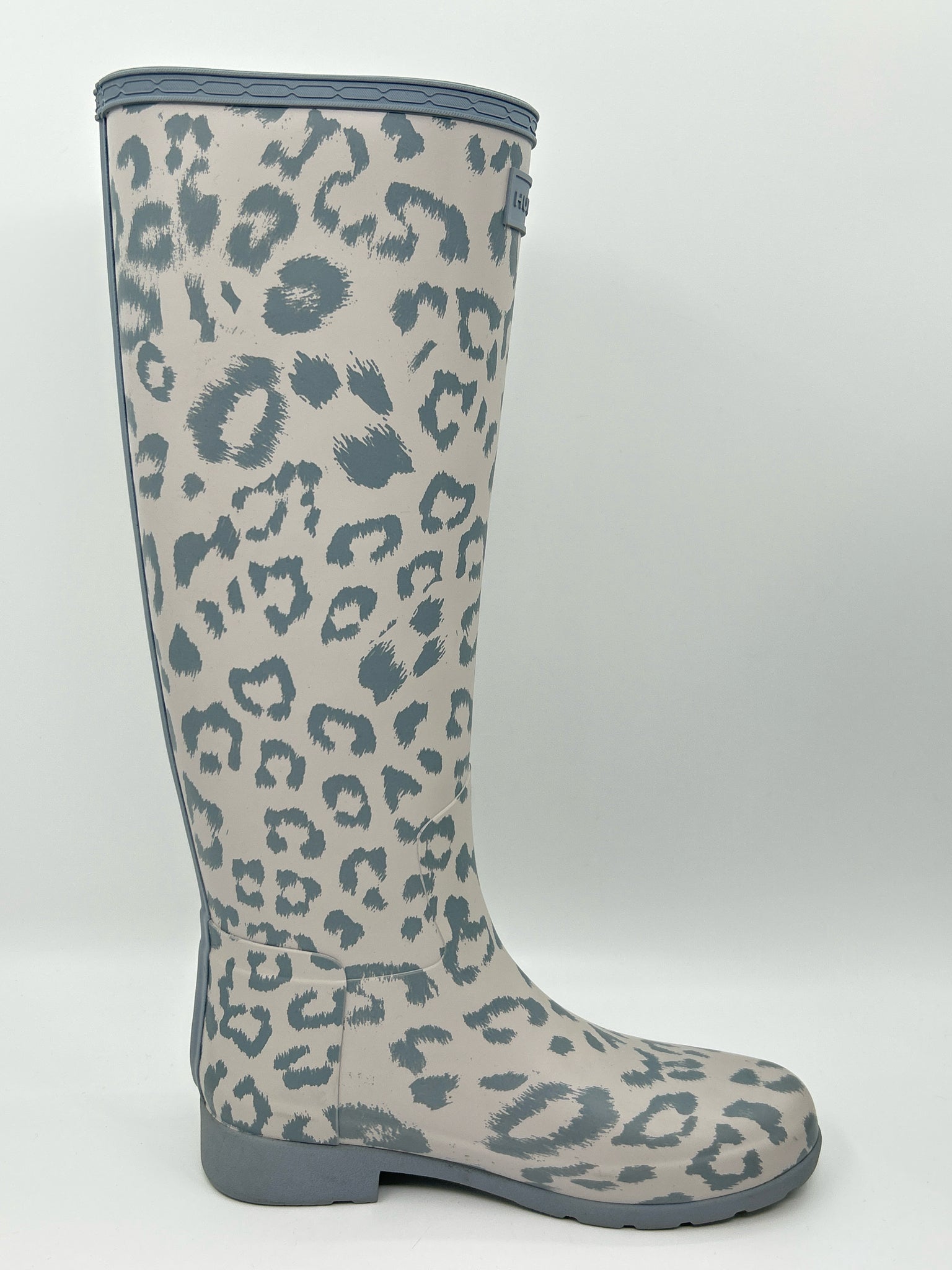 HUNTER Size 6 Grey Women Rainboots