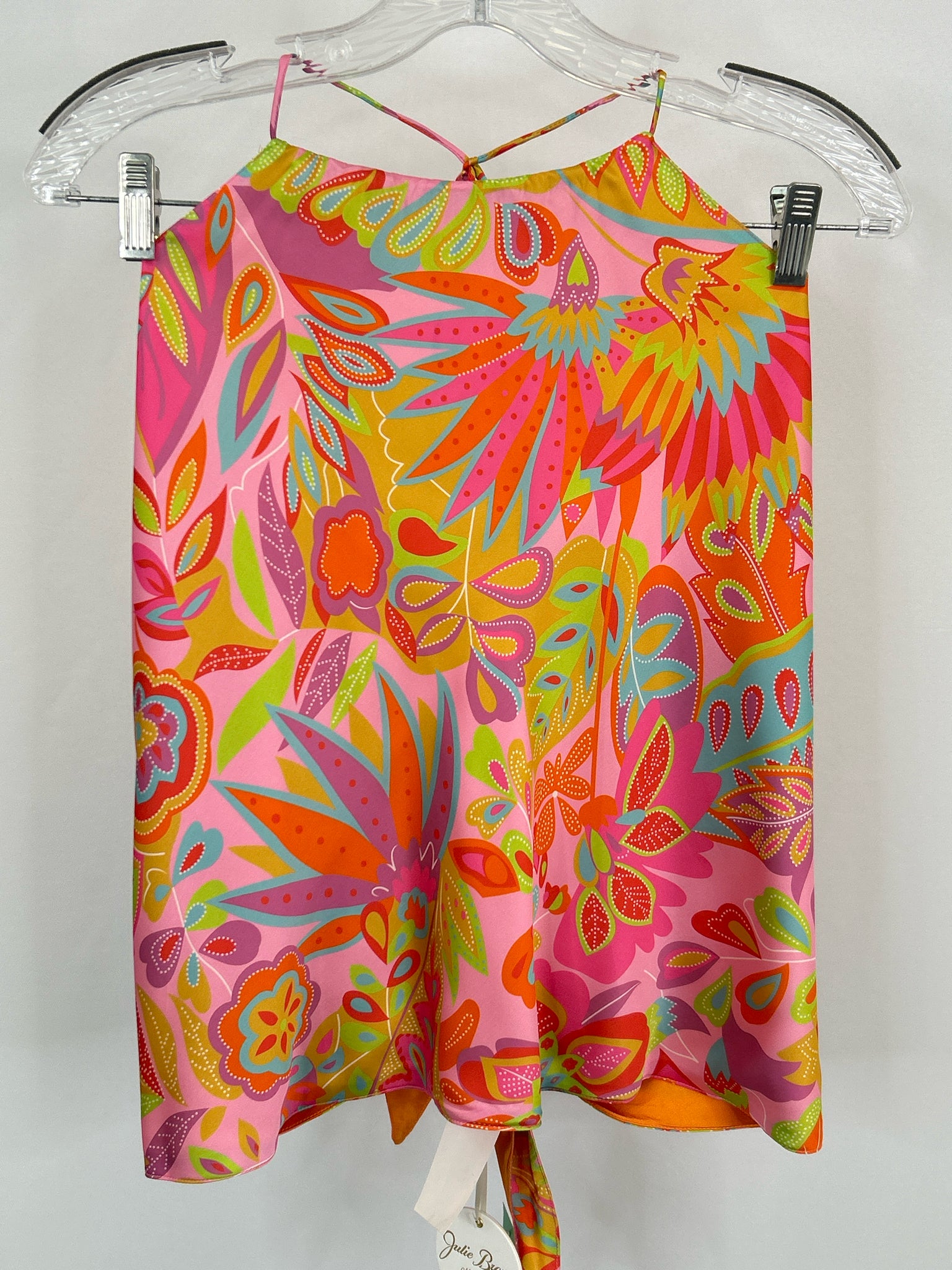 JULIE BROWN NWT Size One Size Pink floral Women Tank Top