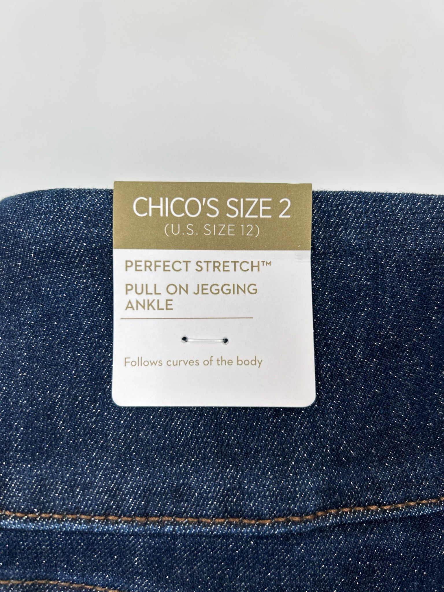 CHICO'S Size 12 Blue Denim Women Jeans NWT