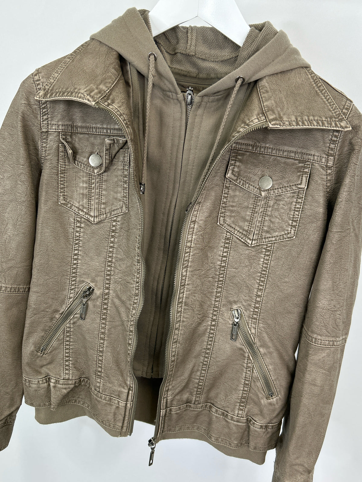 LA COALITION Size S Gray Women Jacket