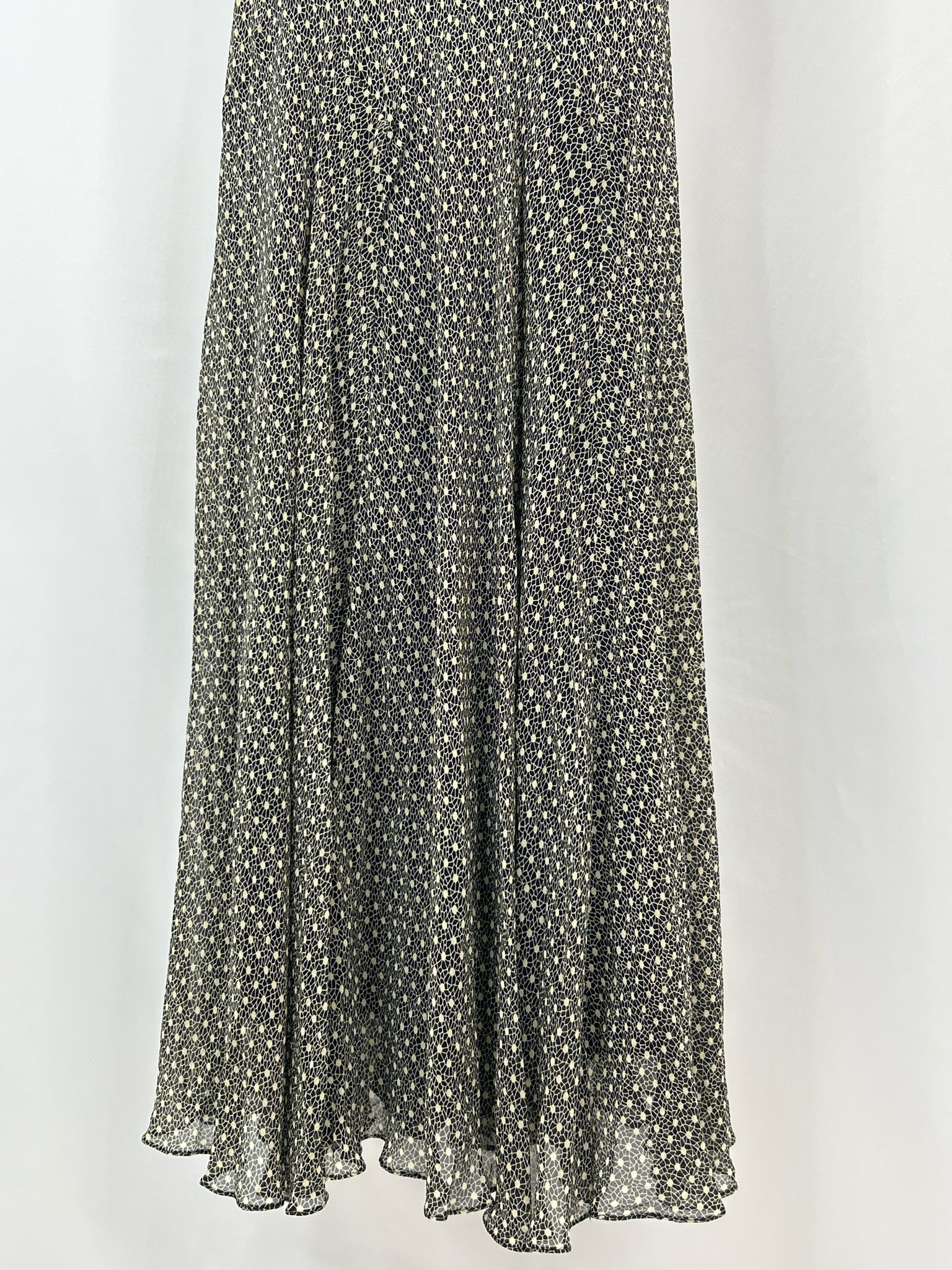 JONES NEW YORK Size 12 Black Print Women Dress