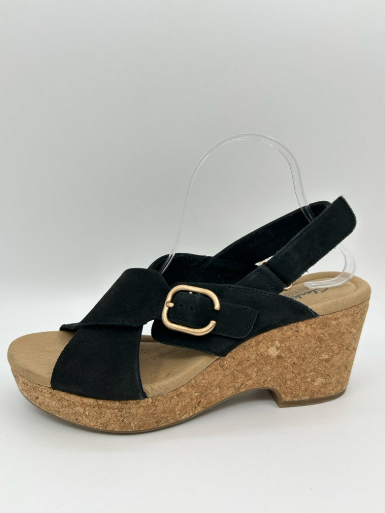 CLARKS COLLECTION Size 11 Black Women's Sandal