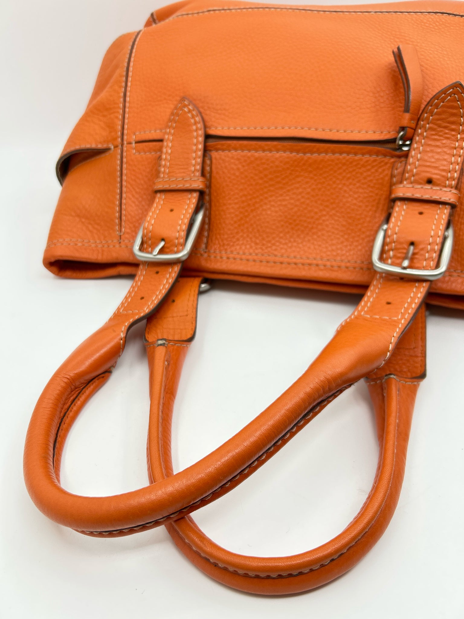 COLE HAAN Orange Women Tote