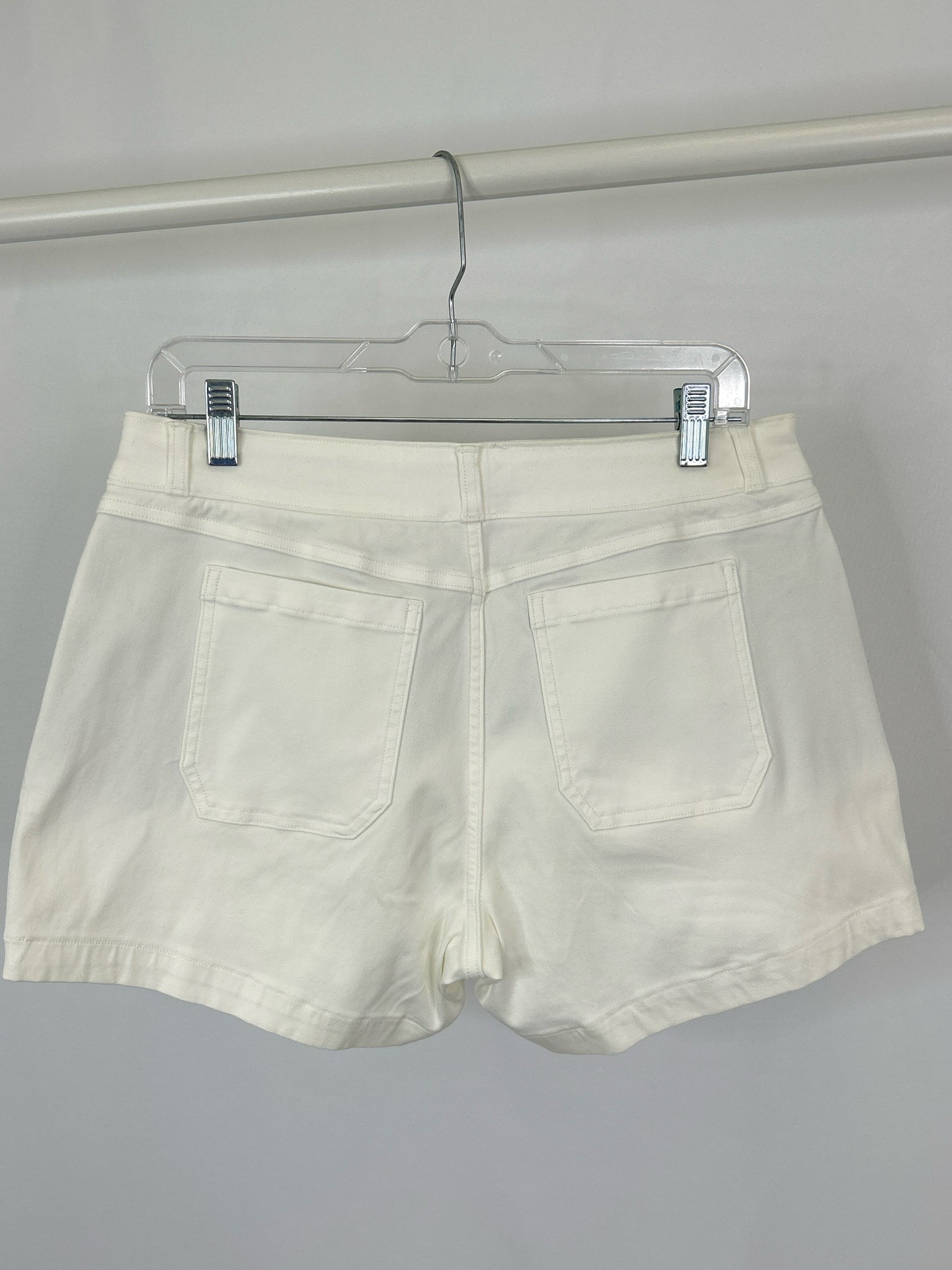 SPANX Size L White Women Shorts