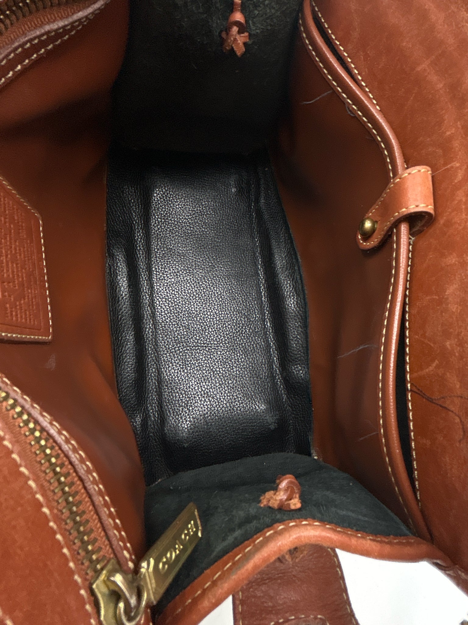 COACH Vintage Black and  Tan Women Purse