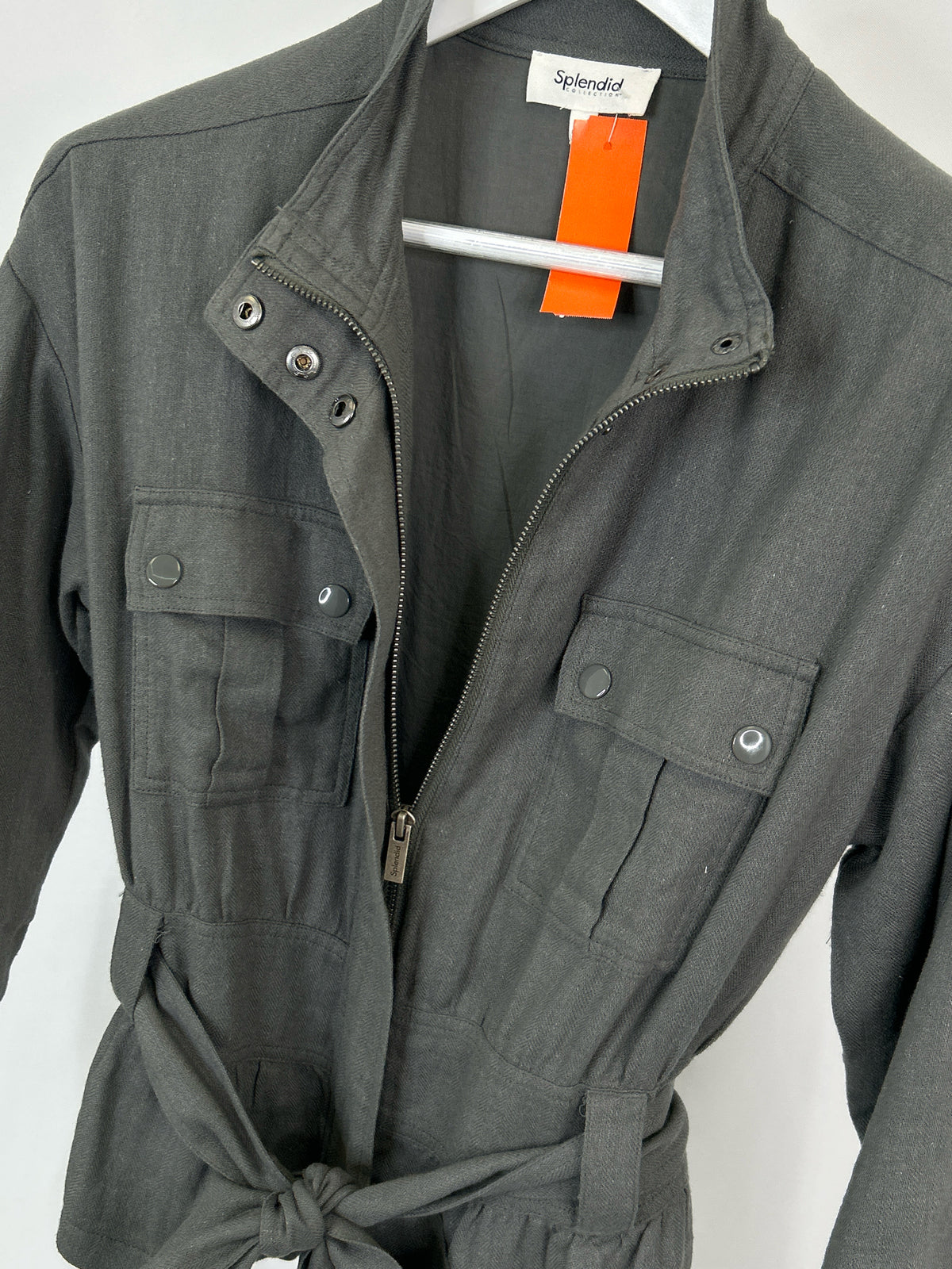 SPLENDID Size XS Grey Women Jacket
