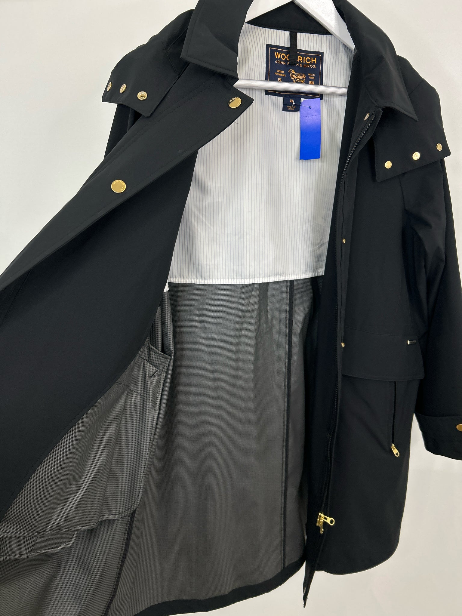 WOOLRICH Size XL Black Women Jacket