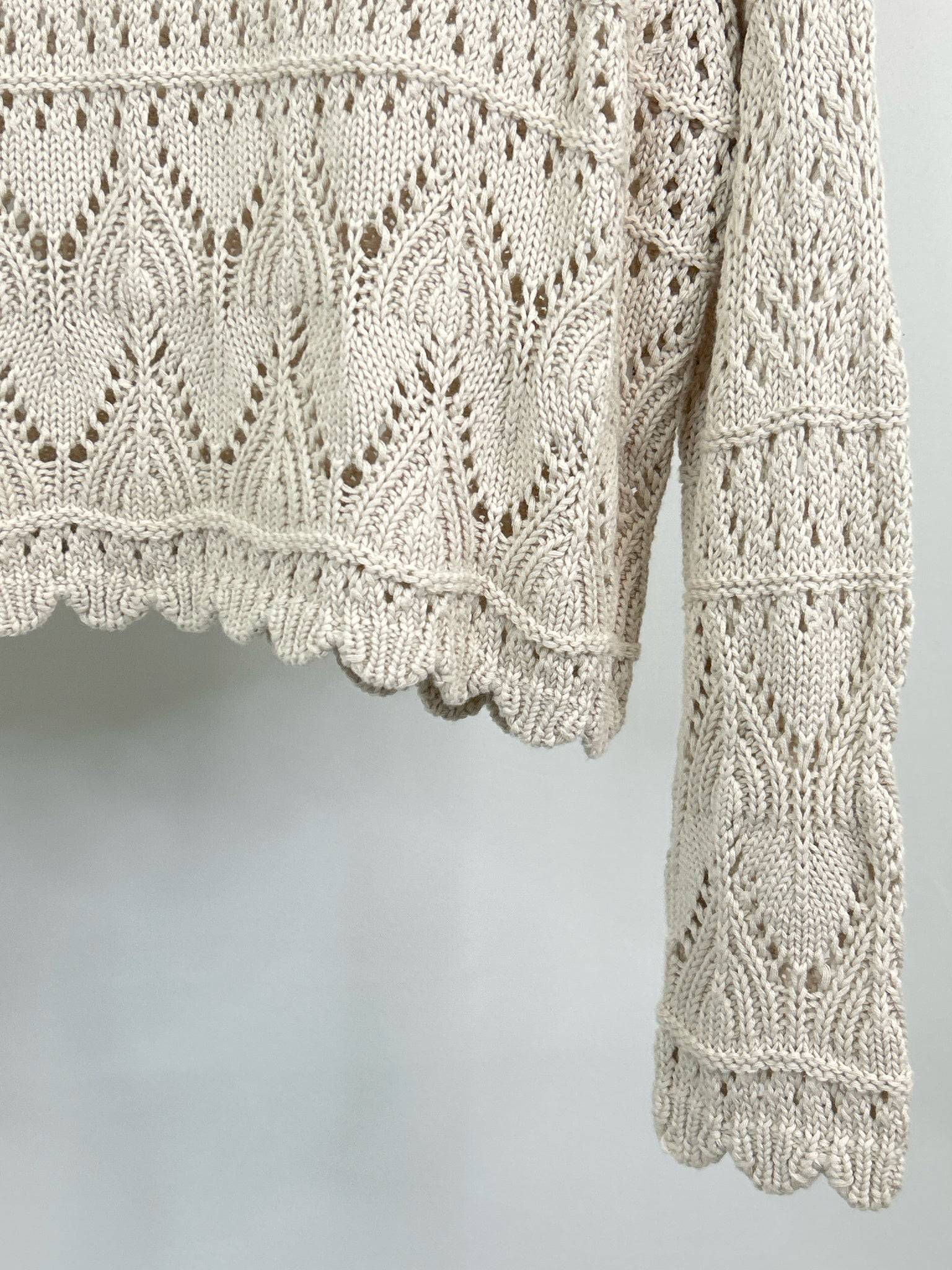 Garnet Hill Size XL Beige Women Sweater