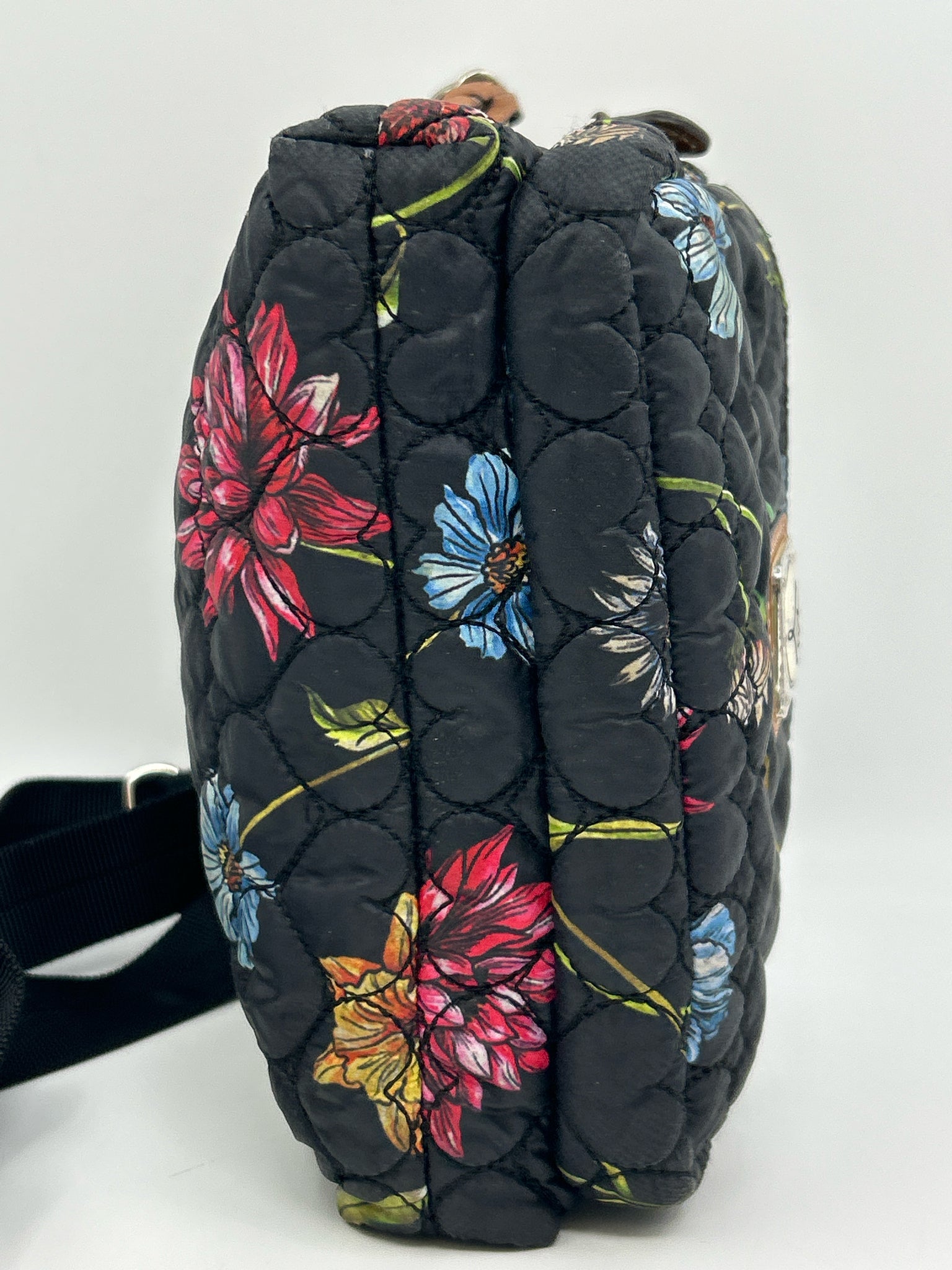 BRIGHTON Black Floral Women Purse