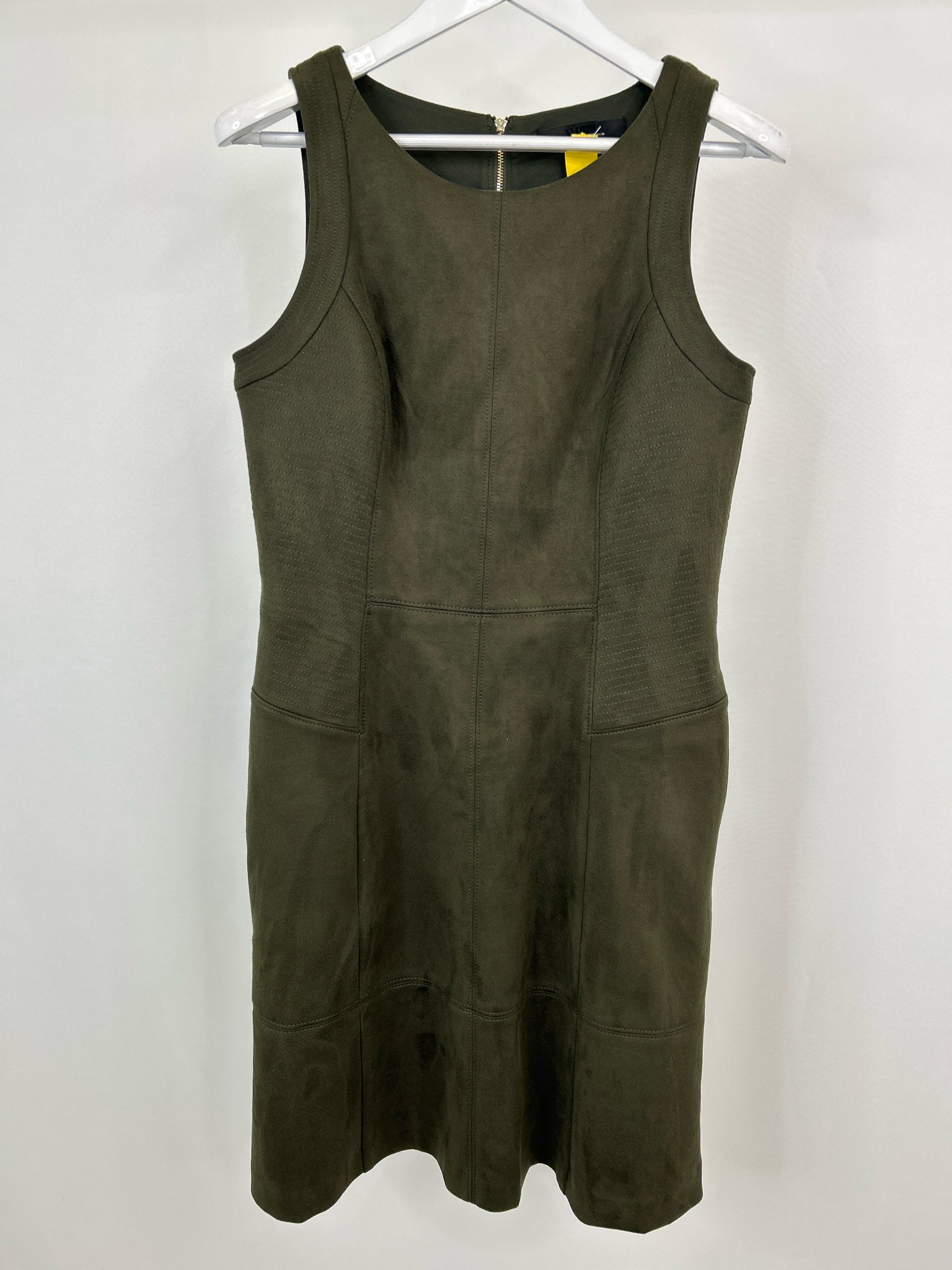 White House Black Market Size 10 Olive Green Women Dress